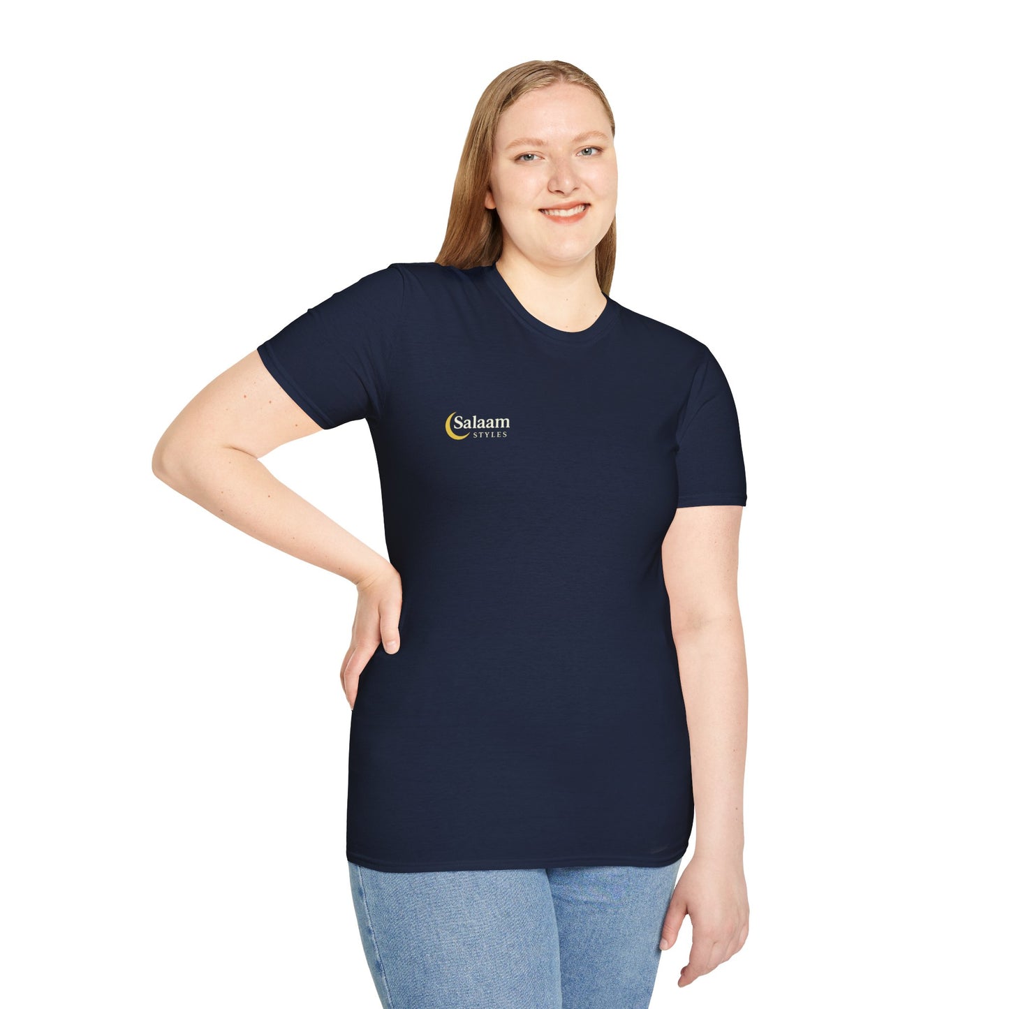 Salaam Styles | Surah Ibrahim 14:7 | Multi-Color Truth Unisex T-Shirt with Qr-code