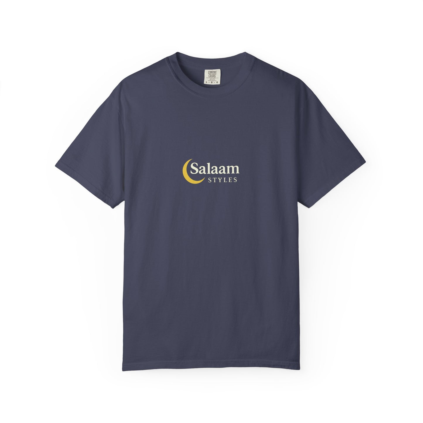 Salaam Styles | Surah Al-Baqarah 2:286 |Multiple-Colors |Unisex Garment-Dyed T-shirt with Qr-Code