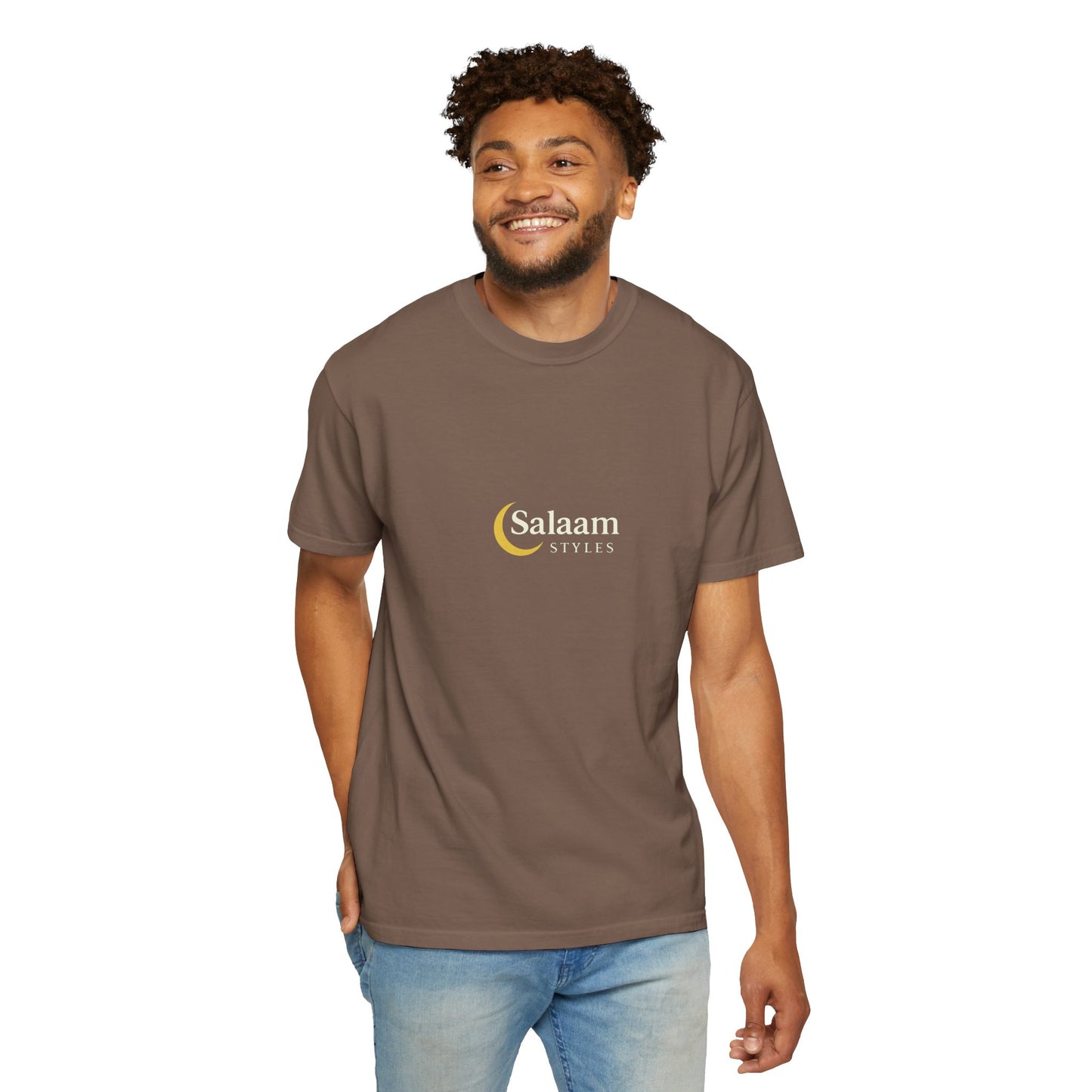 Salaam Styles | Surah Al-Baqarah 2:286 |Multiple-Colors |Unisex Garment-Dyed T-shirt with Qr-Code