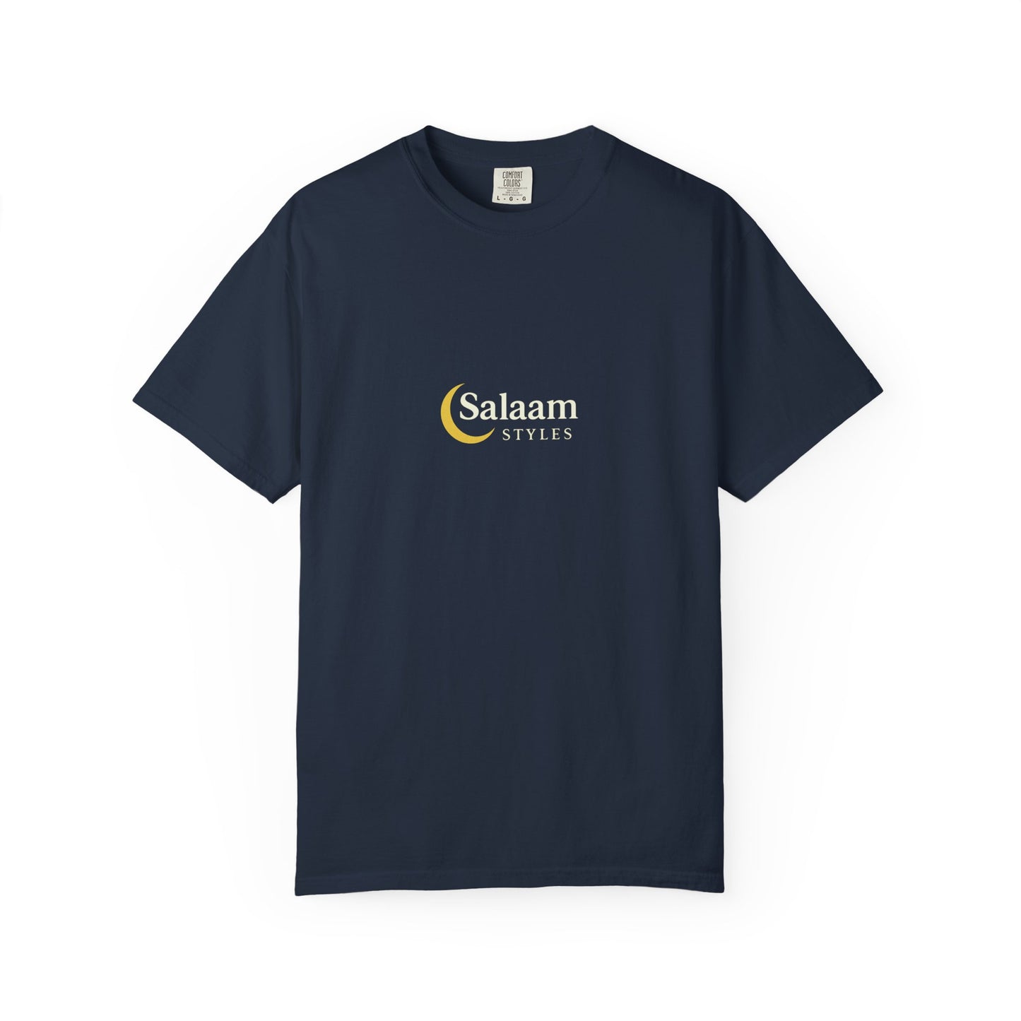 Salaam Styles | Surah Al-Baqarah 2:286 |Multiple-Colors |Unisex Garment-Dyed T-shirt with Qr-Code