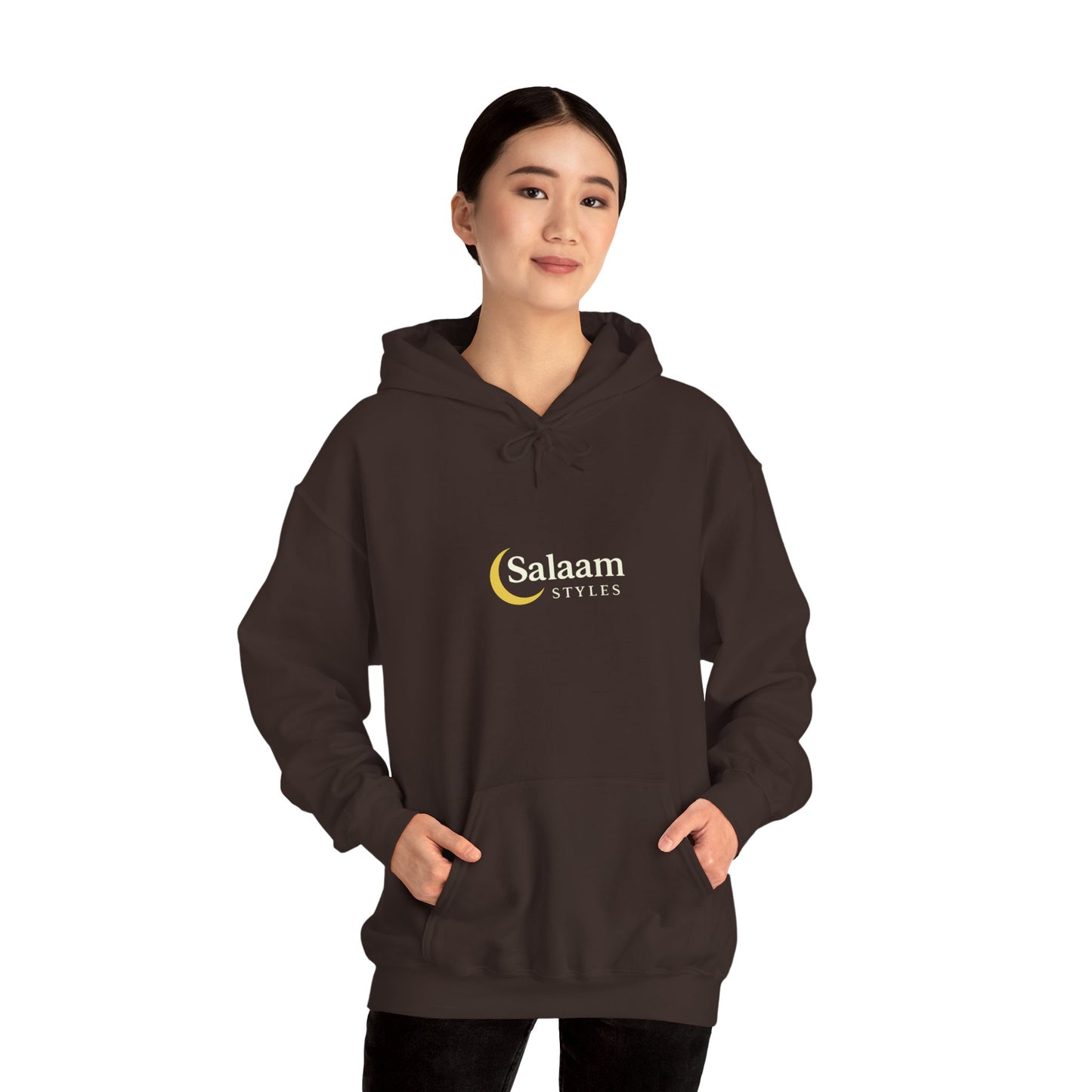 Salaam Styles | Surah An-Namal 27:72 |Multiple-Colors, Unisex Heavy Blend™ Hooded Sweatshirt with Qr-Code
