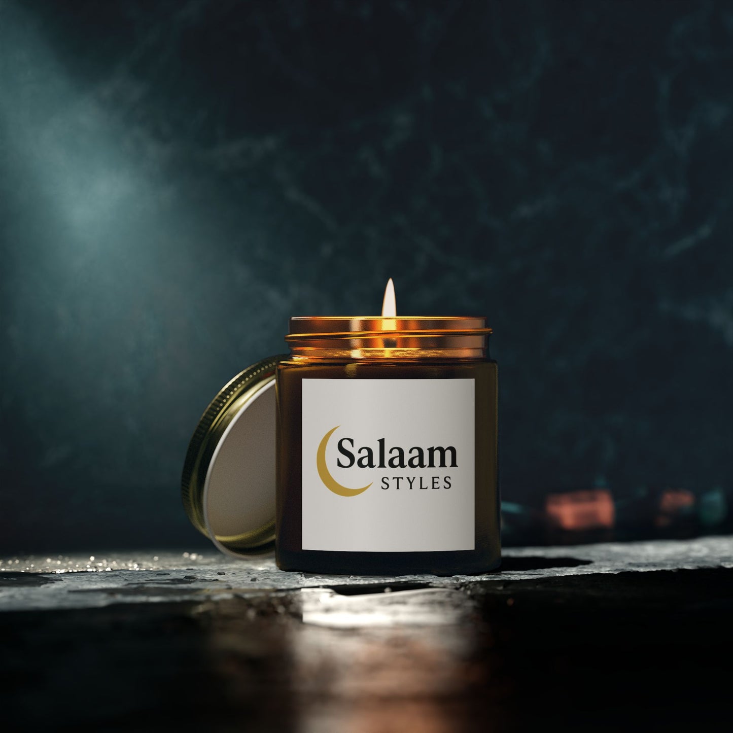 Salaam Styles |Coconut Apricot Wax Candles(4oz & 9oz), (9-Scents)