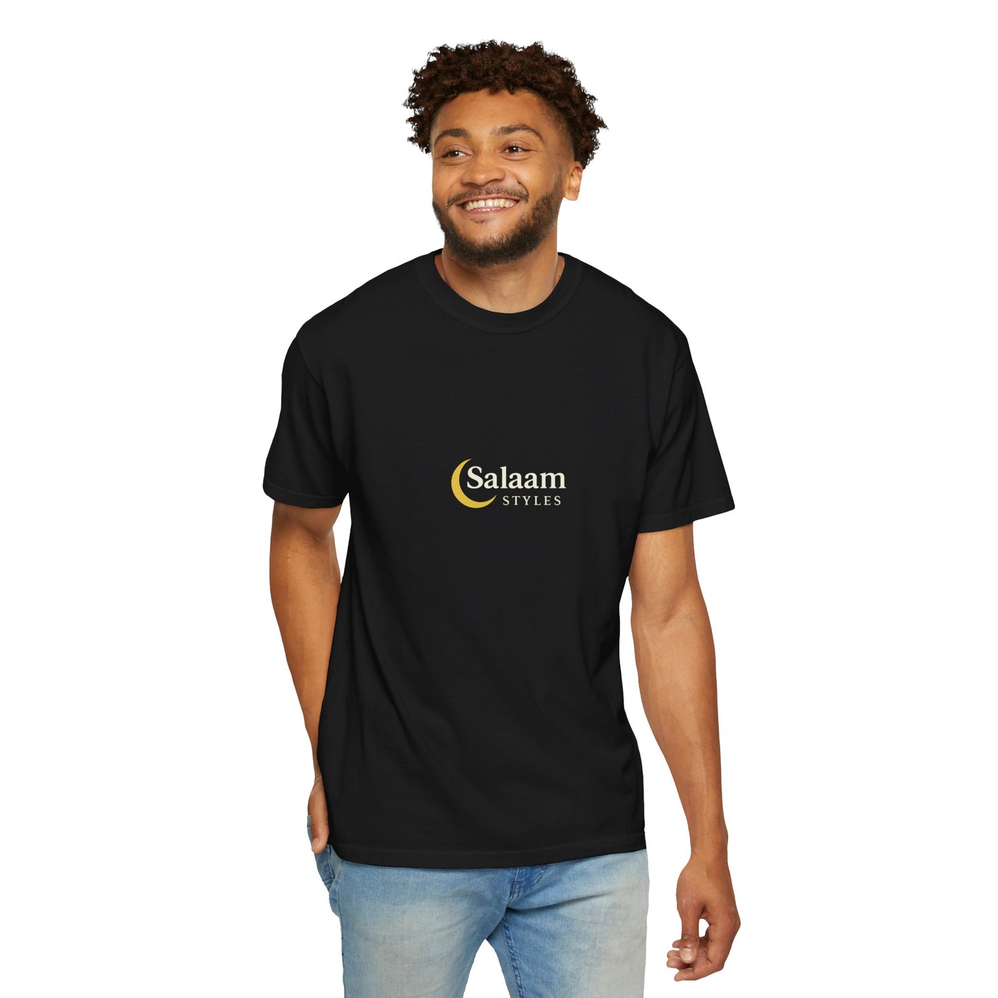 Salaam Styles | Surah Al-Baqarah 2:286 |Multiple-Colors |Unisex Garment-Dyed T-shirt with Qr-Code
