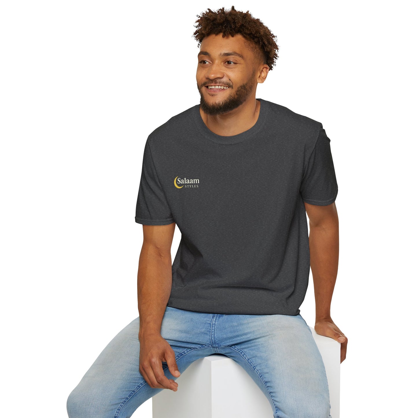 Salaam Styles | Surah Ibrahim 14:7 | Multi-Color Truth Unisex T-Shirt with Qr-code
