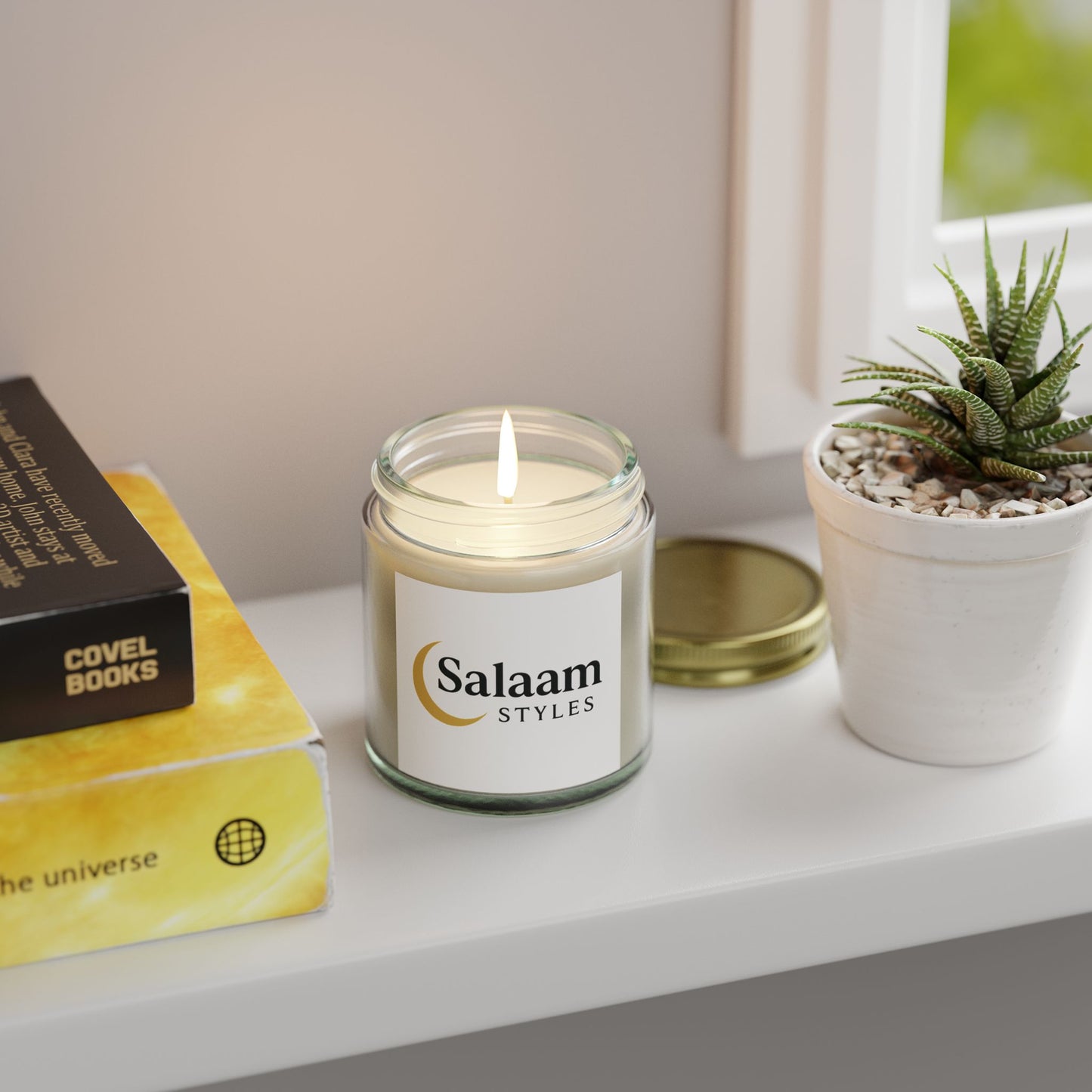 Salaam Styles |Coconut Apricot Wax Candles(4oz & 9oz), (9-Scents)