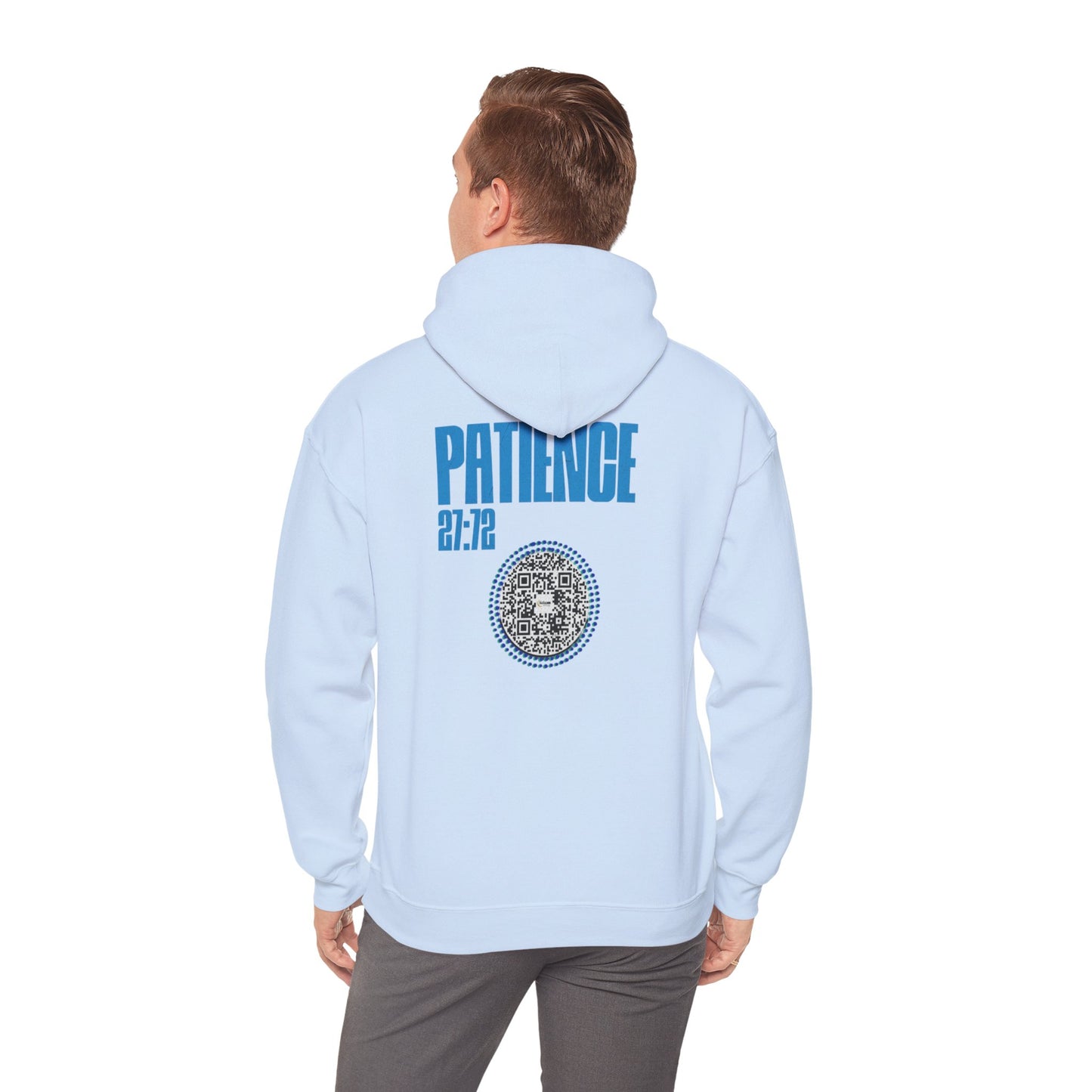 Salaam Styles | Surah An-Namal 27:72 |Multiple-Colors, Unisex Heavy Blend™ Hooded Sweatshirt with Qr-Code