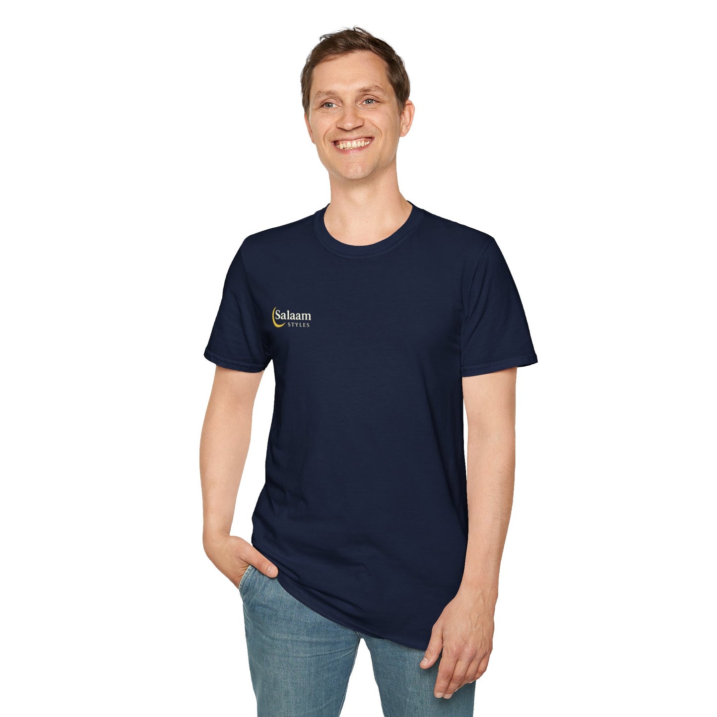 Salaam Styles | Surah Ibrahim 14:7 | Multi-Color Truth Unisex T-Shirt with Qr-code