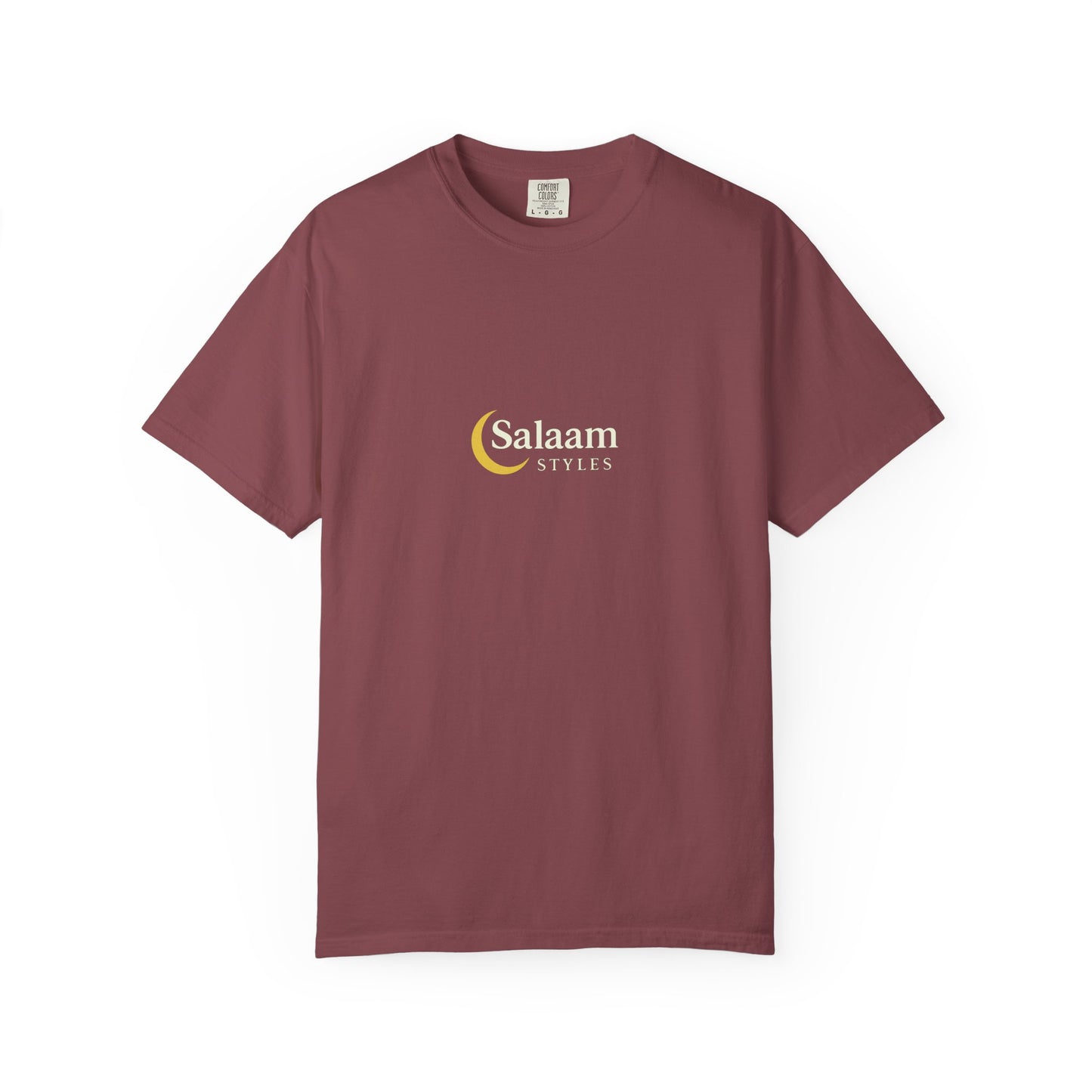 Salaam Styles | Surah Al-Baqarah 2:286 |Multiple-Colors |Unisex Garment-Dyed T-shirt with Qr-Code