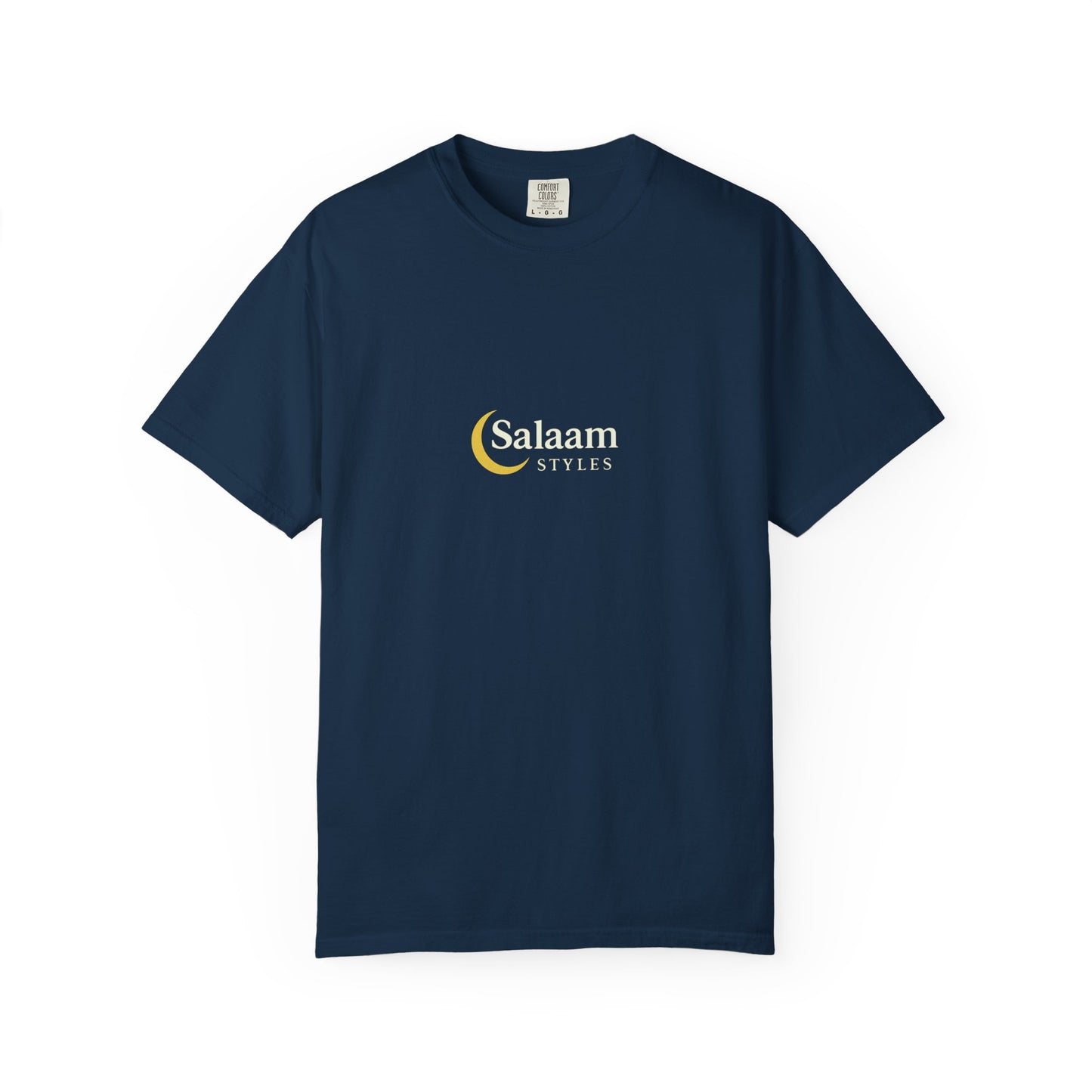 Salaam Styles | Surah Al-Baqarah 2:286 |Multiple-Colors |Unisex Garment-Dyed T-shirt with Qr-Code