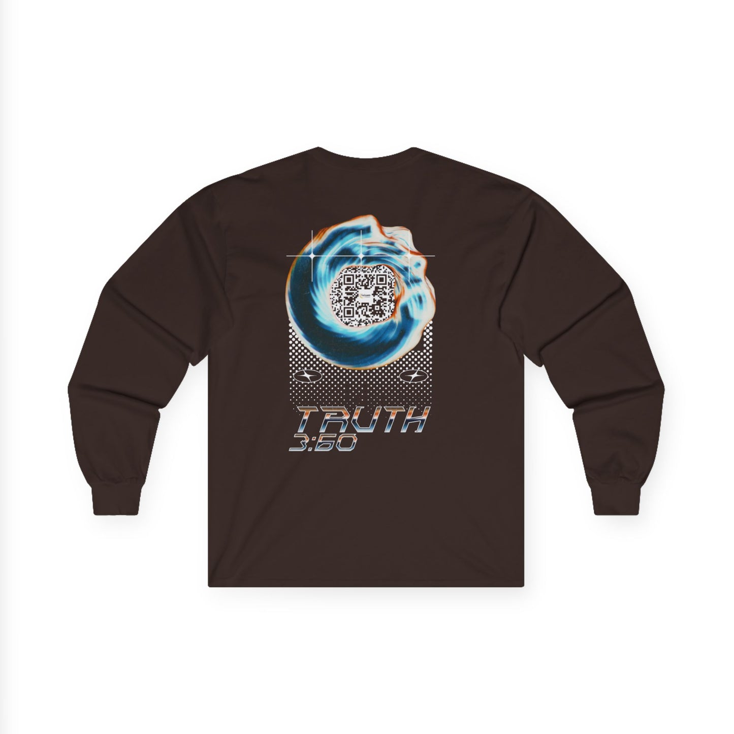 Salaam Styles | Surah Al-i-Imran 3:60 | Dark Colors Unisex Long Sleeve Tee with Qr-code