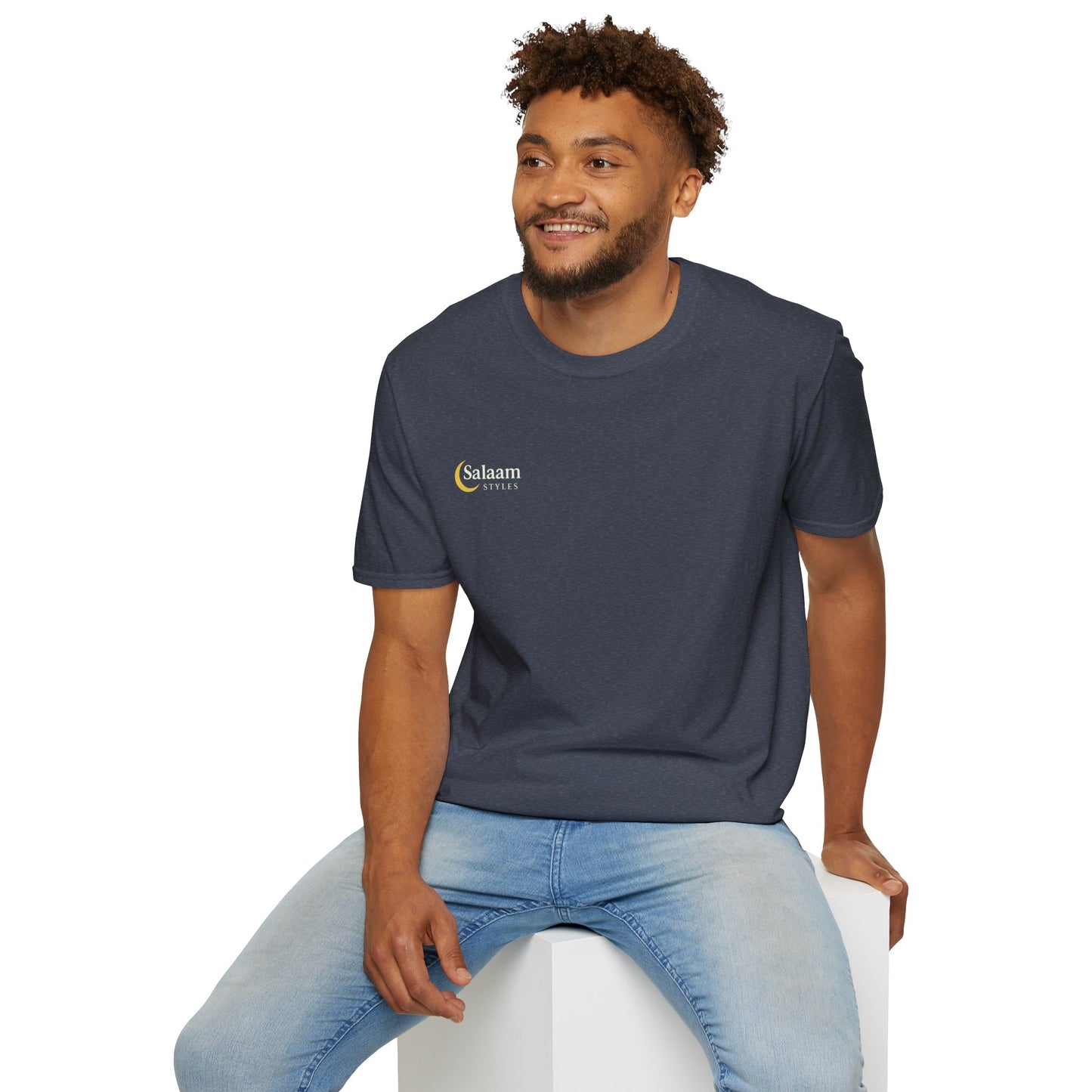 Salaam Styles | Surah Ibrahim 14:7 | Multi-Color Truth Unisex T-Shirt with Qr-code