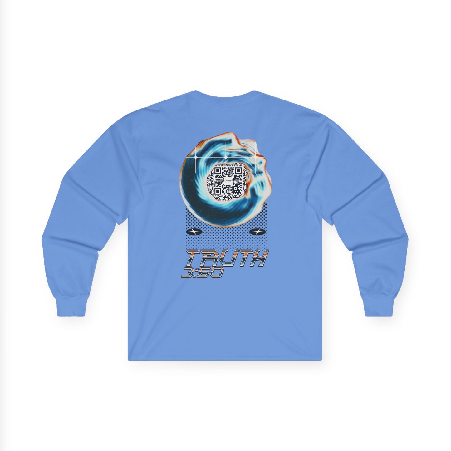 Salaam Styles | Surah Al-i-Imran 3:60 | Light Colors Unisex Long Sleeve Tee with Qr-code