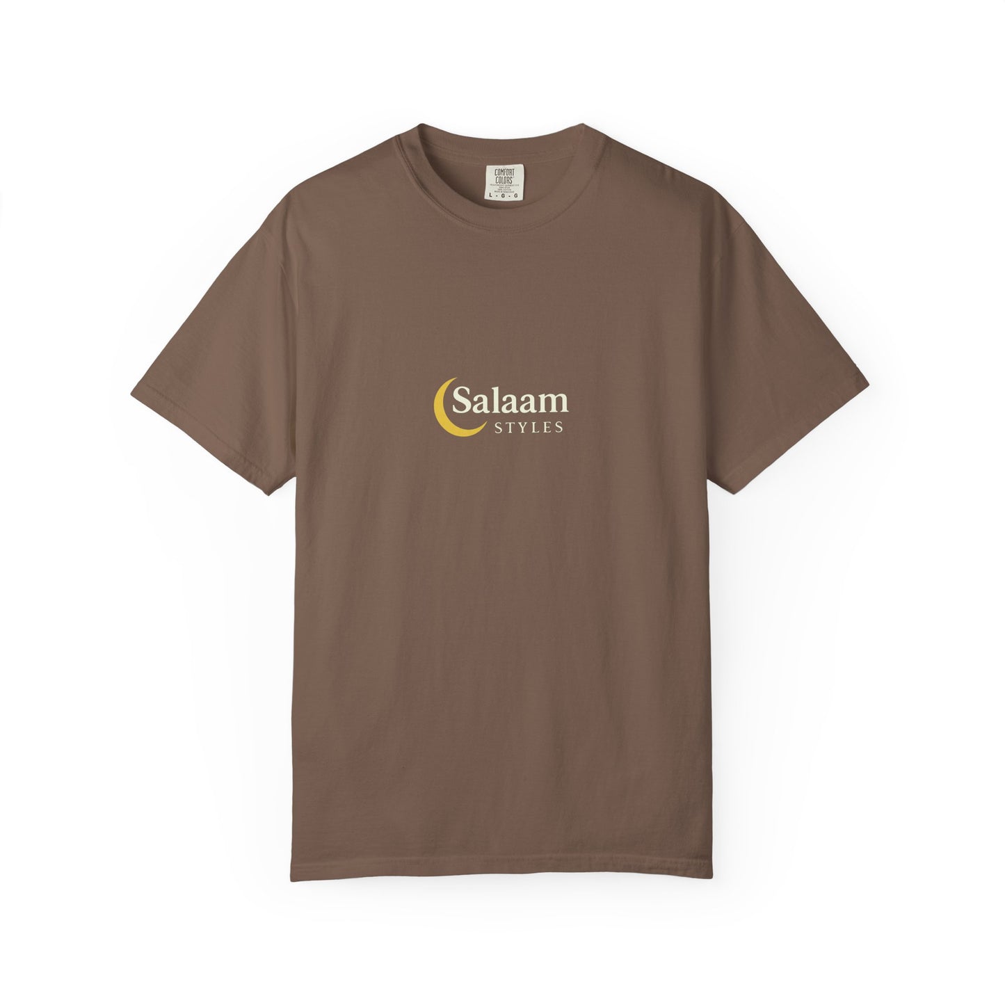 Salaam Styles | Surah Al-Baqarah 2:286 |Multiple-Colors |Unisex Garment-Dyed T-shirt with Qr-Code