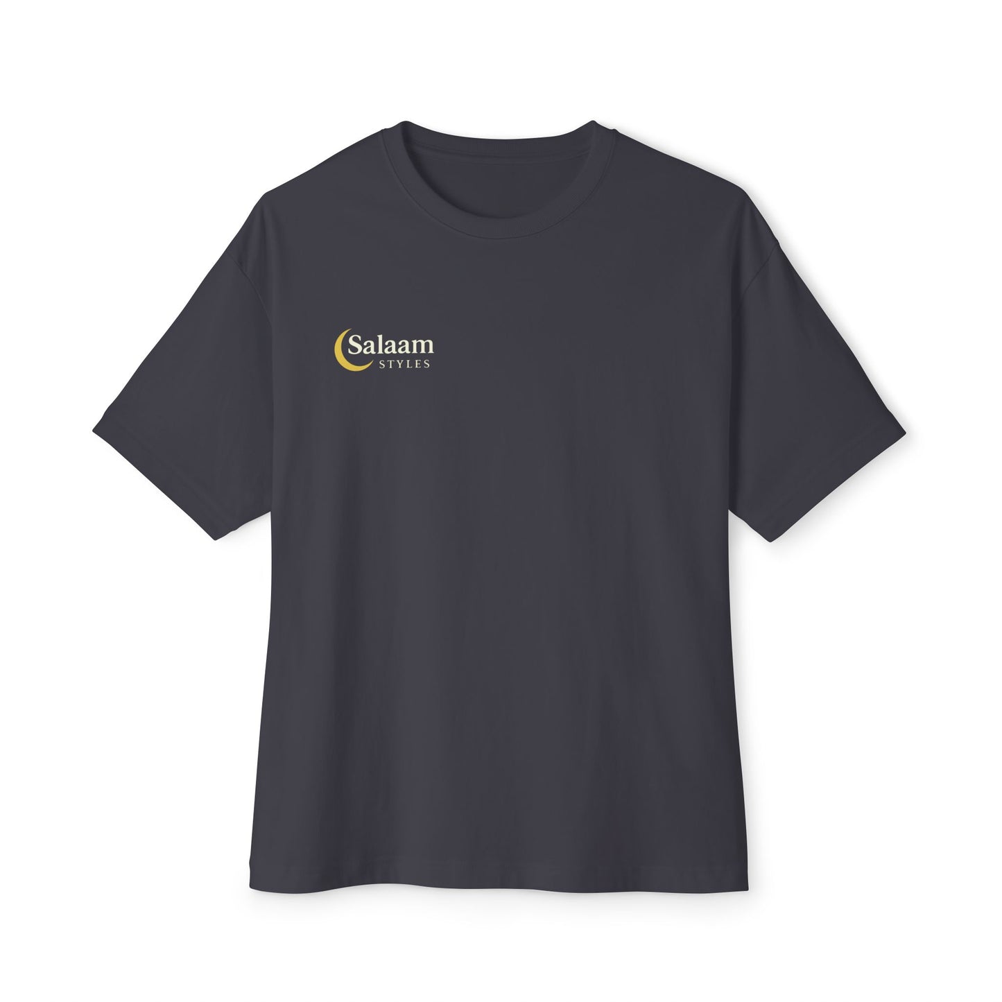 Salaam Styles | Surah An-Namal 27:72 | Multiple Colors Unisex Oversized Boxy Tee with QR Code
