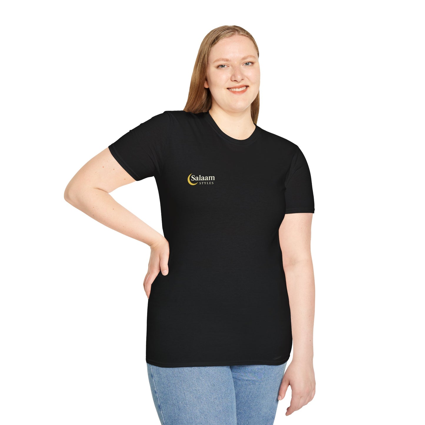 Salaam Styles | Surah Ibrahim 14:7 | Multi-Color Truth Unisex T-Shirt with Qr-code