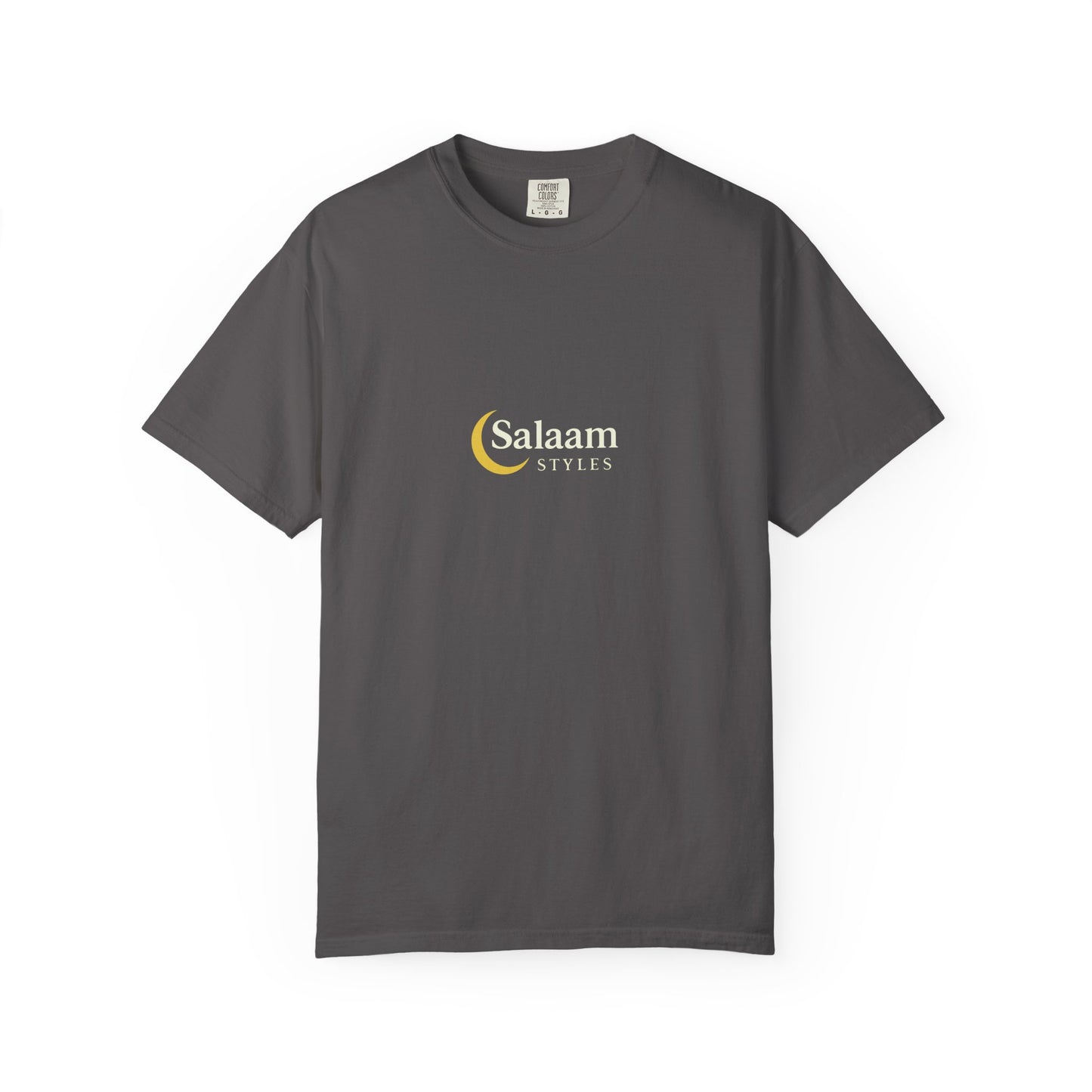 Salaam Styles | Surah Al-Baqarah 2:286 |Multiple-Colors |Unisex Garment-Dyed T-shirt with Qr-Code