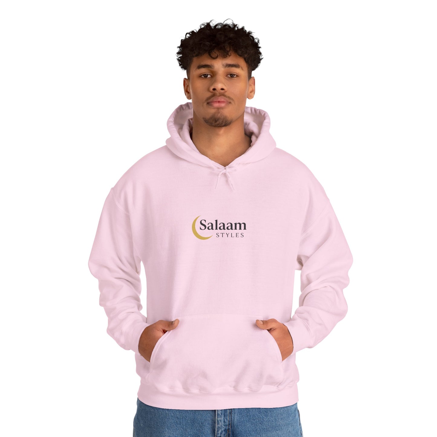 Salaam Styles | Surah An-Namal 27:72 |Multiple-Colors, Unisex Heavy Blend™ Hooded Sweatshirt with Qr-Code