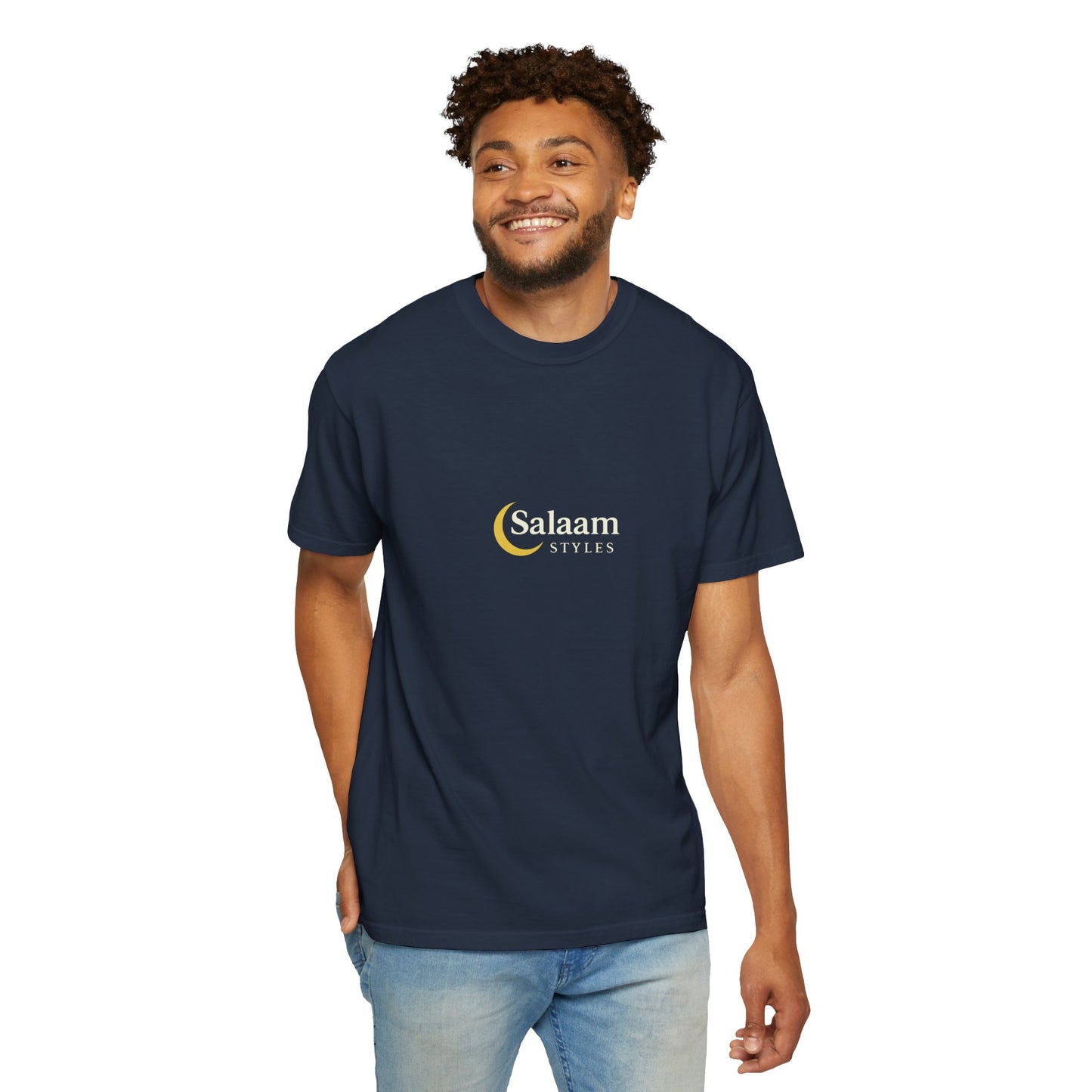 Salaam Styles | Surah Al-Baqarah 2:286 |Multiple-Colors |Unisex Garment-Dyed T-shirt with Qr-Code