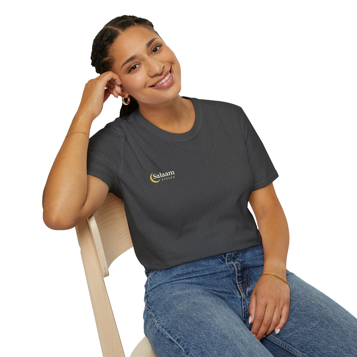 Salaam Styles | Surah Ibrahim 14:7 | Multi-Color Truth Unisex T-Shirt with Qr-code