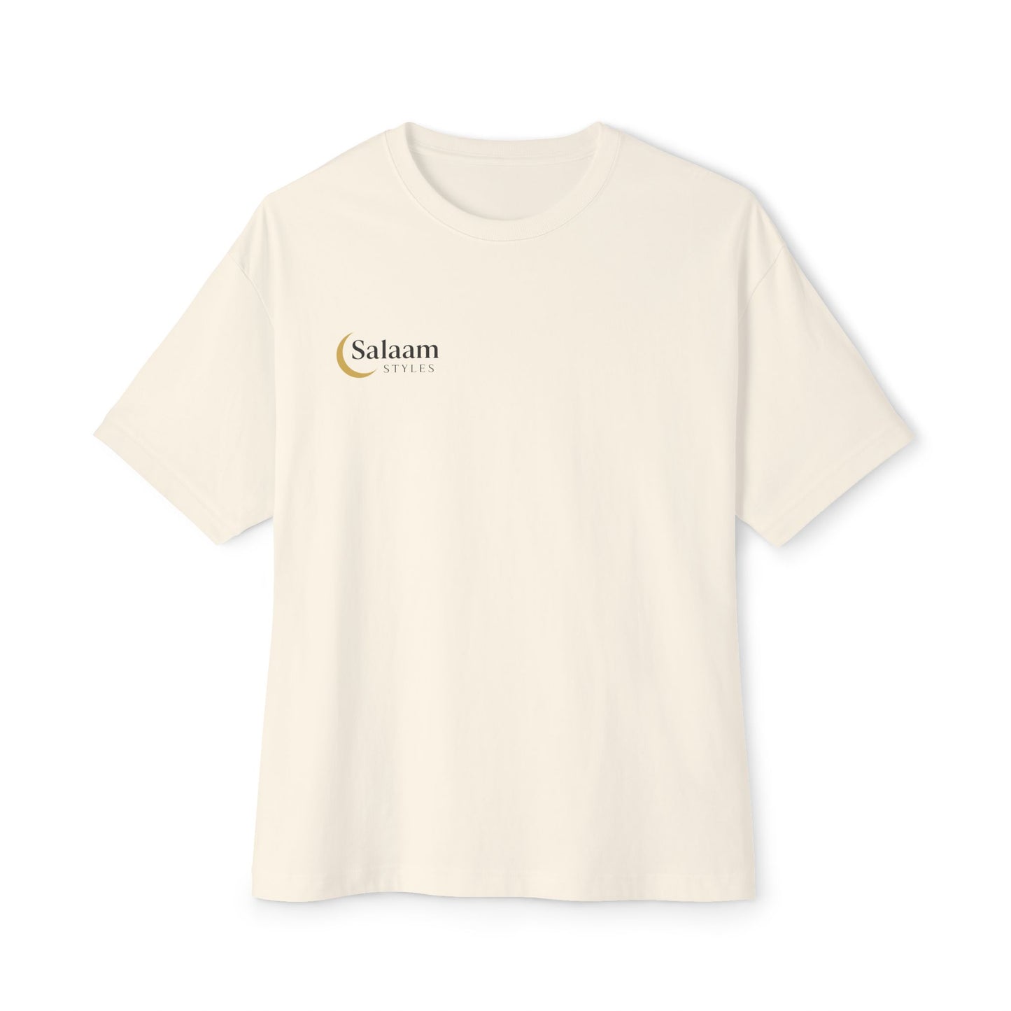Salaam Styles | Surah An-Namal 27:72 | Multiple Colors Unisex Oversized Boxy Tee with QR Code