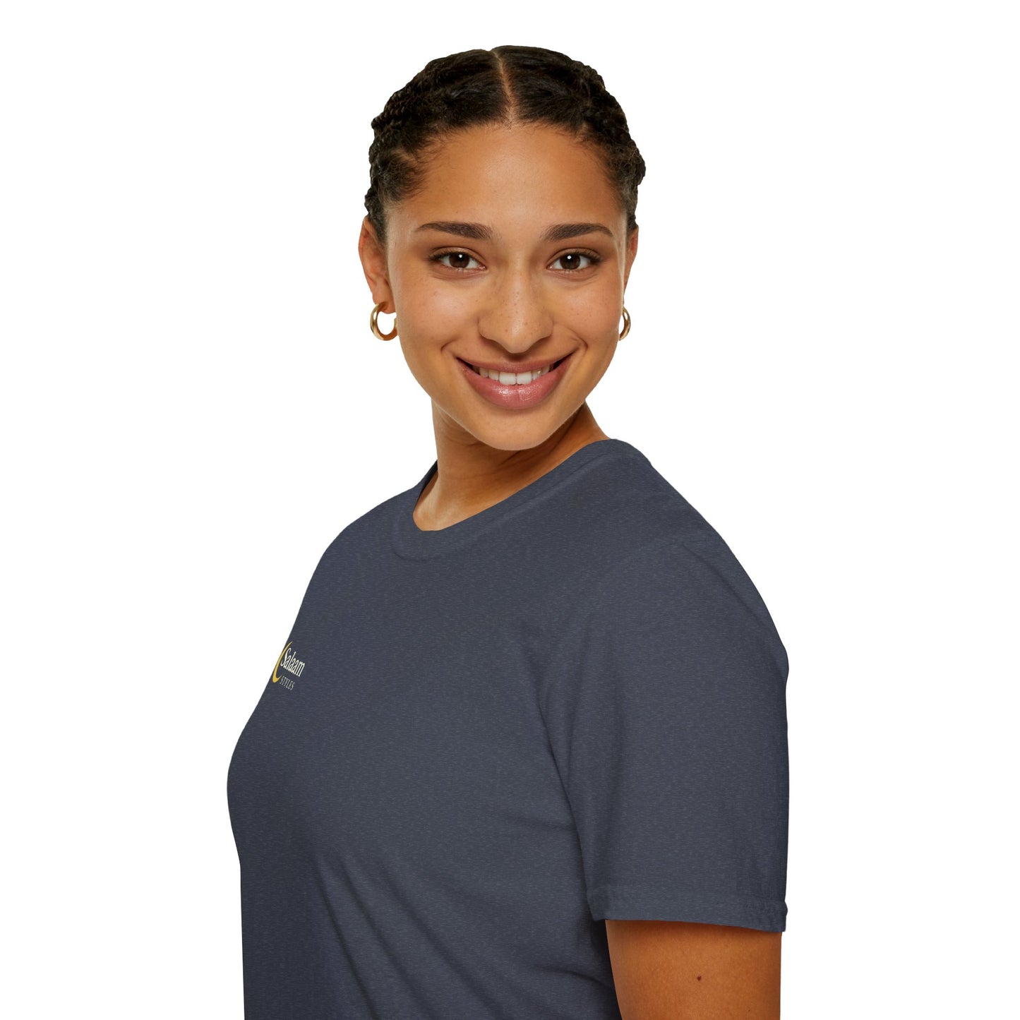 Salaam Styles | Surah Ibrahim 14:7 | Multi-Color Truth Unisex T-Shirt with Qr-code