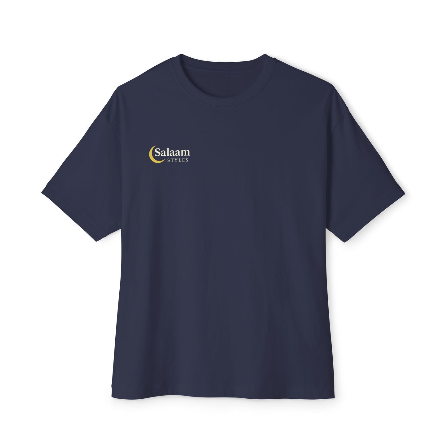 Salaam Styles | Surah An-Namal 27:72 | Multiple Colors Unisex Oversized Boxy Tee with QR Code