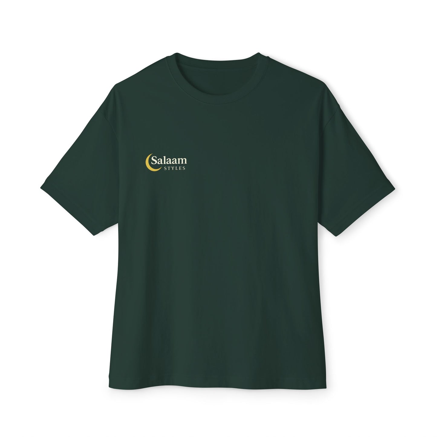 Salaam Styles | Surah Ar-Rum 30:60 | Multiple Colors Unisex Oversized Boxy Tee with QR Code