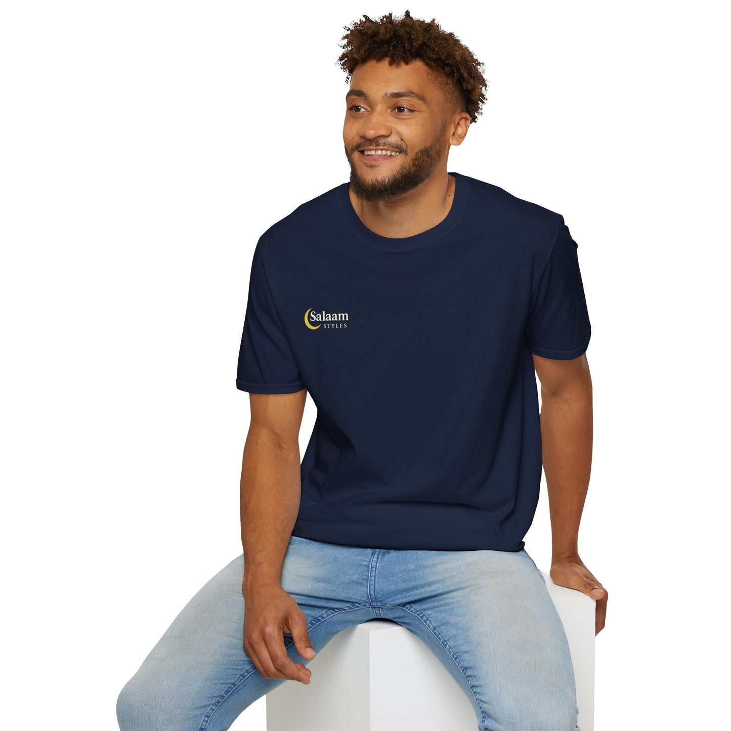 Salaam Styles | Surah Ibrahim 14:7 | Multi-Color Truth Unisex T-Shirt with Qr-code
