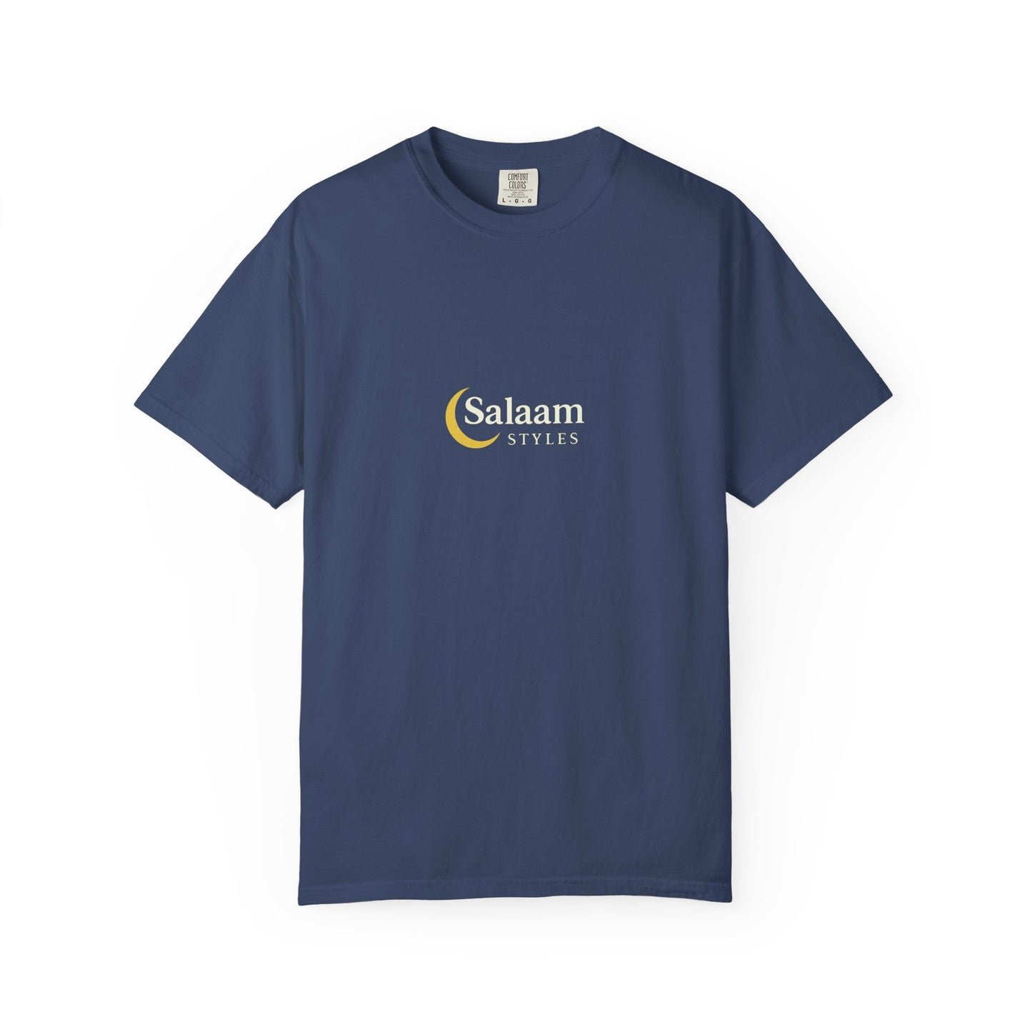 Salaam Styles | Surah Al-Baqarah 2:286 |Multiple-Colors |Unisex Garment-Dyed T-shirt with Qr-Code