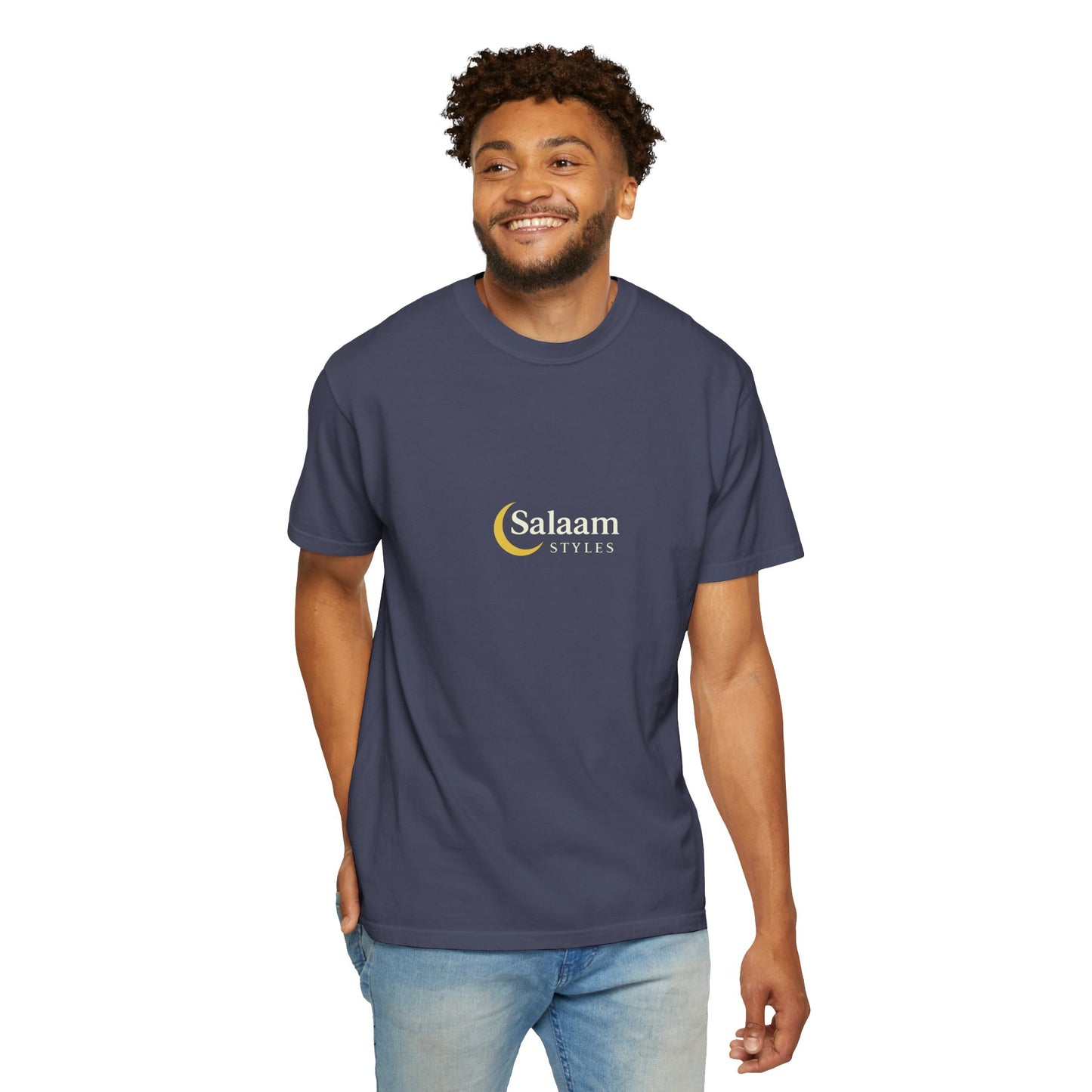 Salaam Styles | Surah Al-Baqarah 2:286 |Multiple-Colors |Unisex Garment-Dyed T-shirt with Qr-Code