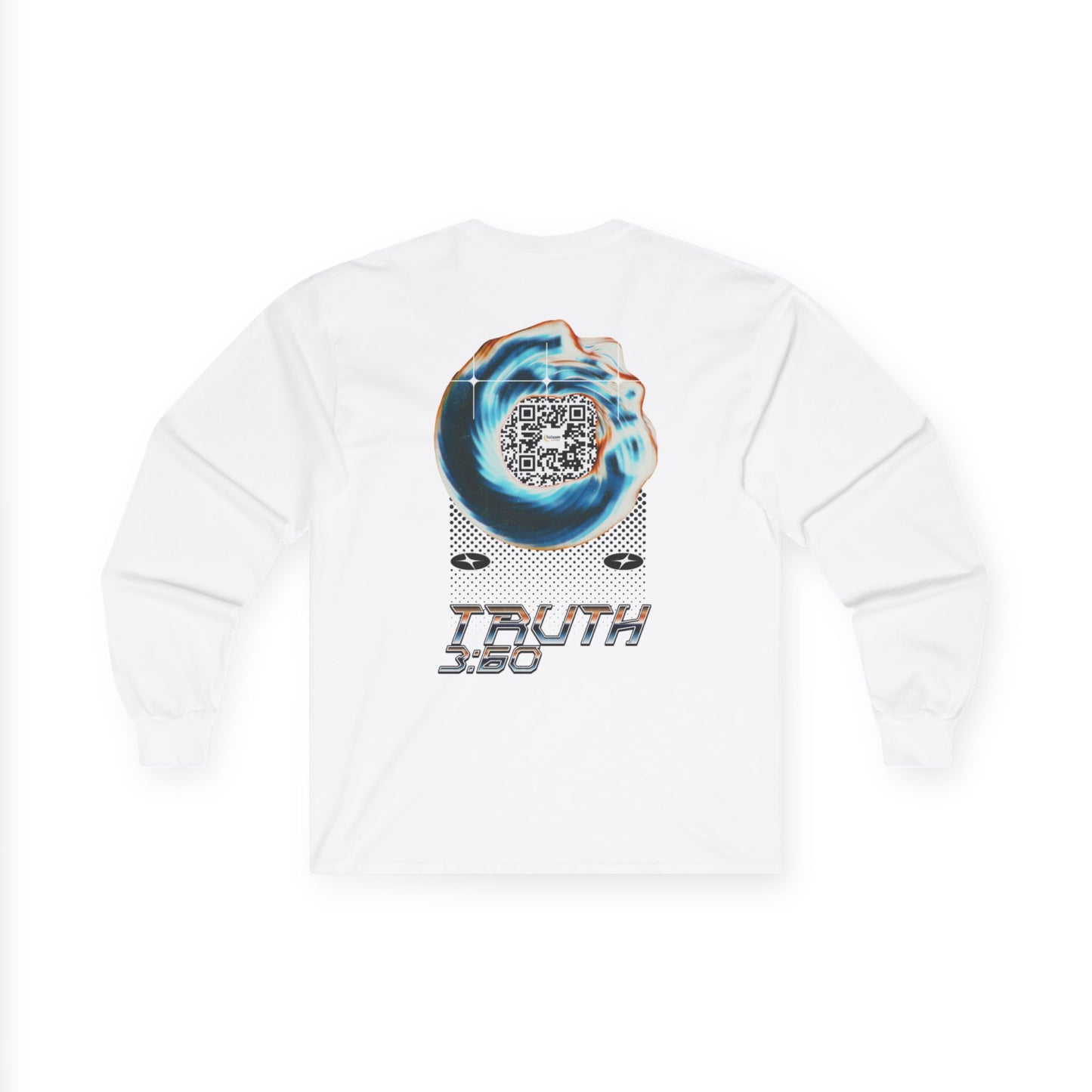 Salaam Styles | Surah Al-i-Imran 3:60 | Light Colors Unisex Long Sleeve Tee with Qr-code