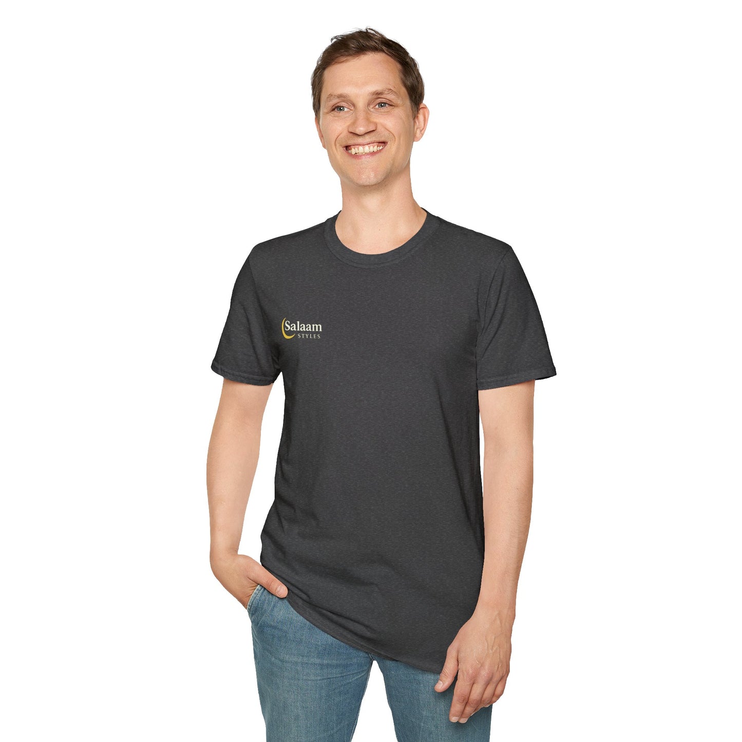 Salaam Styles | Surah Ibrahim 14:7 | Multi-Color Truth Unisex T-Shirt with Qr-code