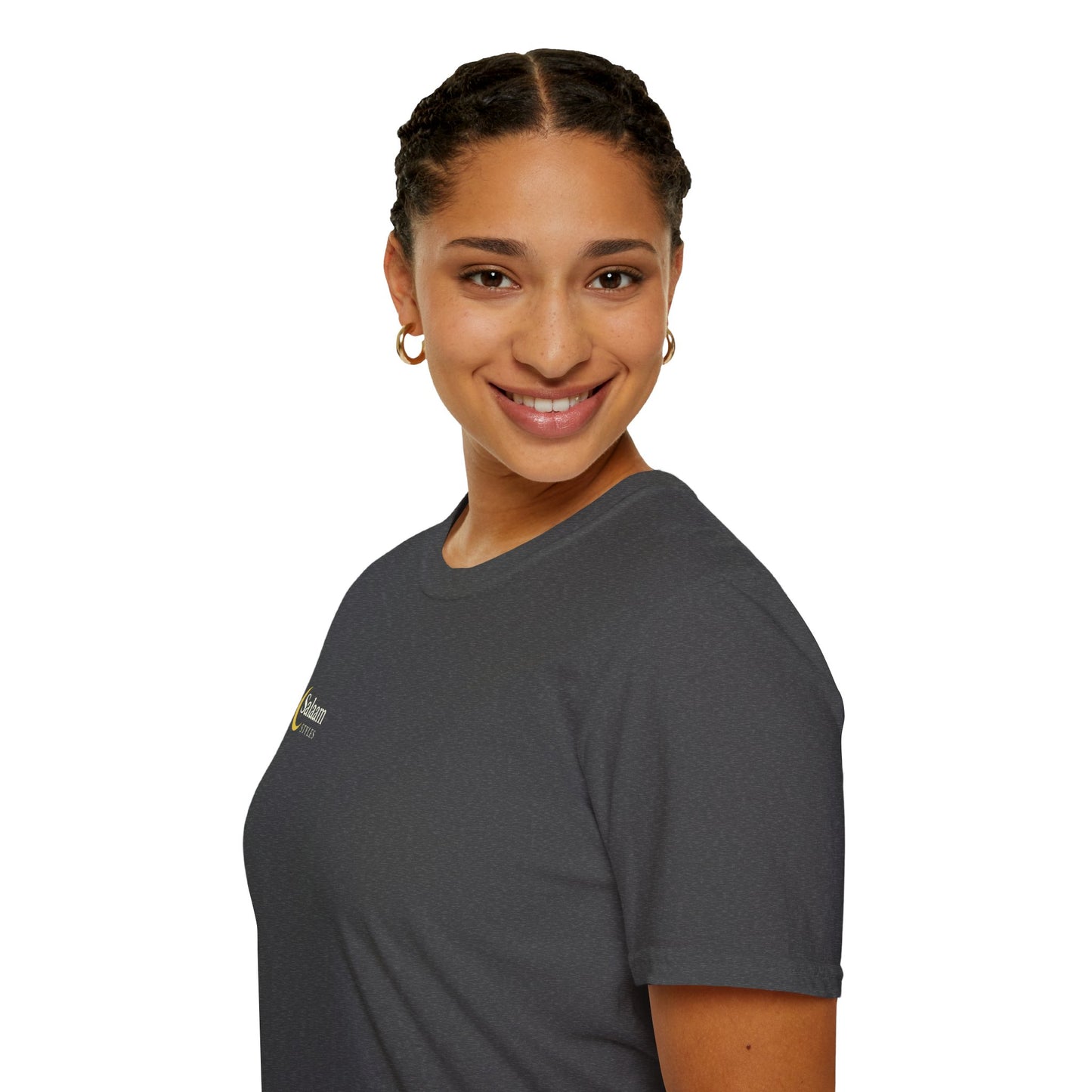 Salaam Styles | Surah Ibrahim 14:7 | Multi-Color Truth Unisex T-Shirt with Qr-code