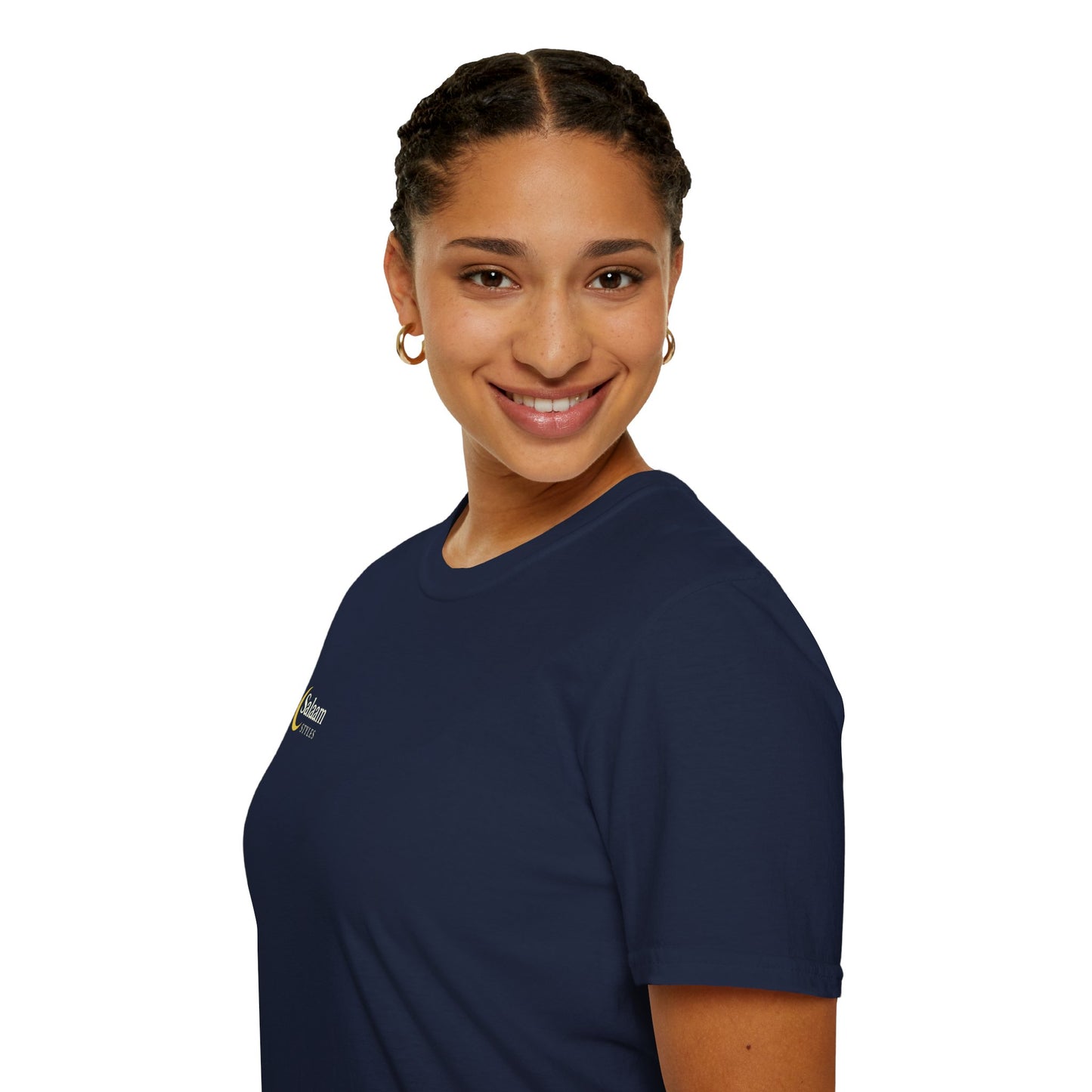 Salaam Styles | Surah Ibrahim 14:7 | Multi-Color Truth Unisex T-Shirt with Qr-code
