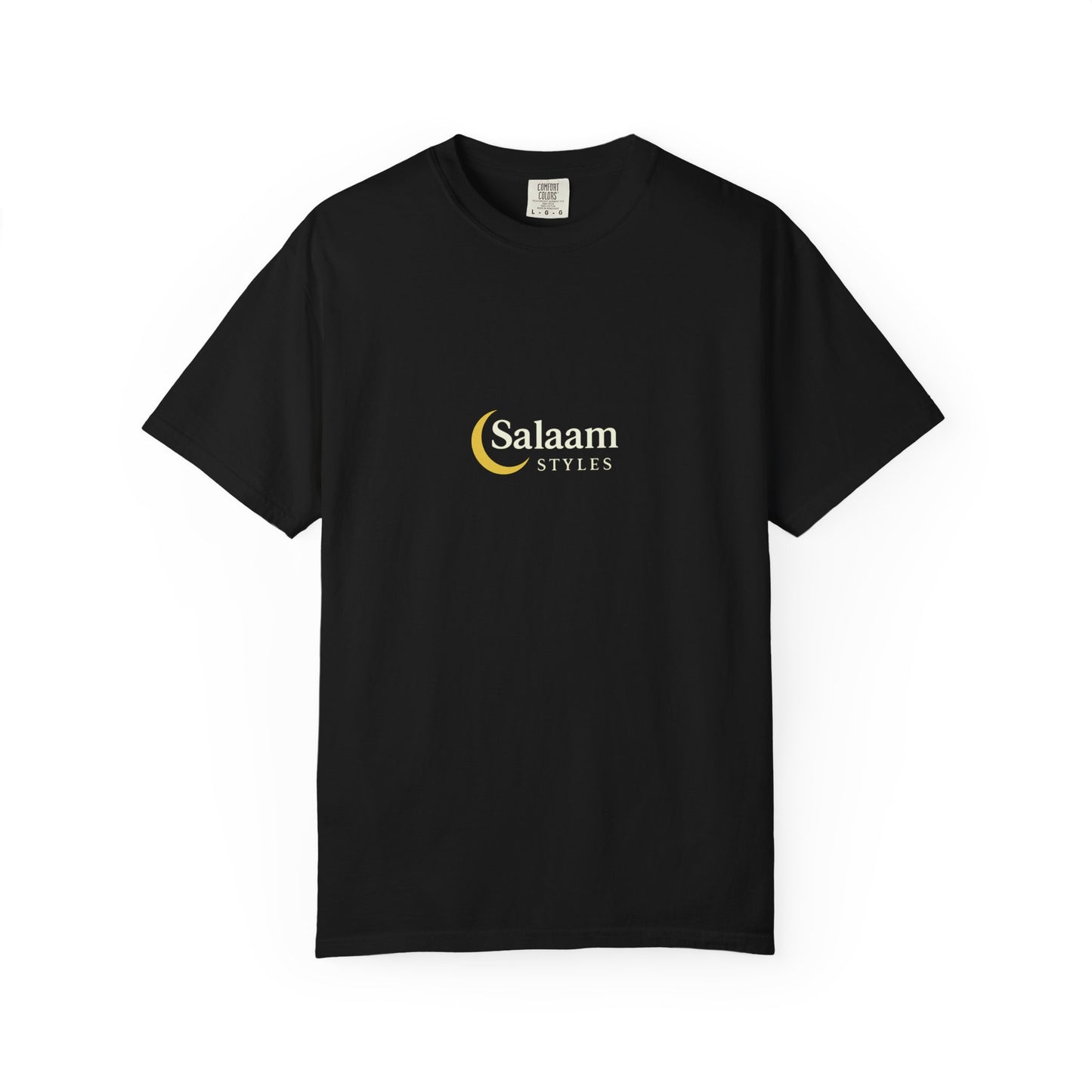 Salaam Styles | Surah Al-Baqarah 2:286 |Multiple-Colors |Unisex Garment-Dyed T-shirt with Qr-Code