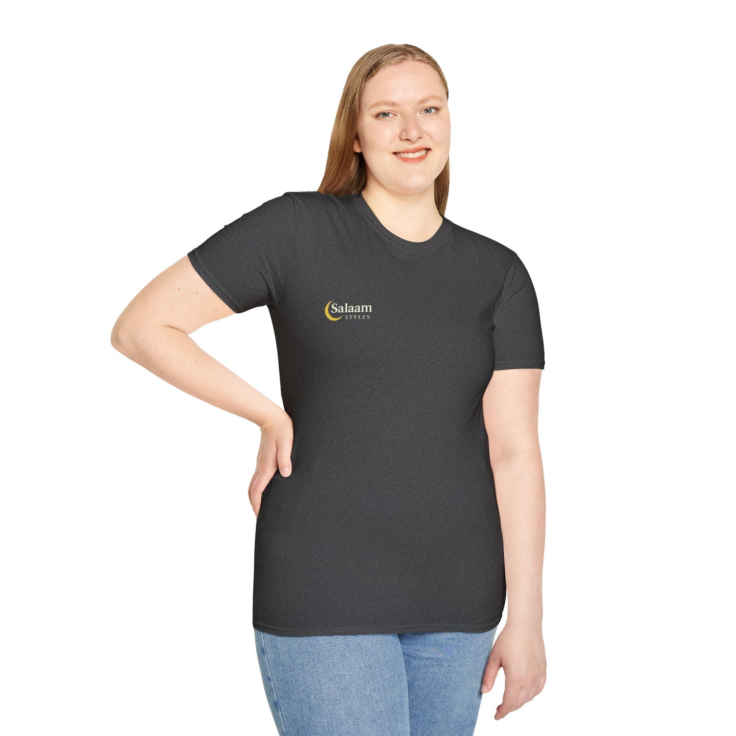 Salaam Styles | Surah Ibrahim 14:7 | Multi-Color Truth Unisex T-Shirt with Qr-code