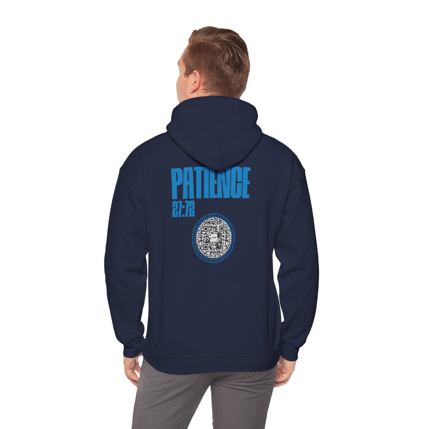 Salaam Styles | Surah An-Namal 27:72 |Multiple-Colors, Unisex Heavy Blend™ Hooded Sweatshirt with Qr-Code