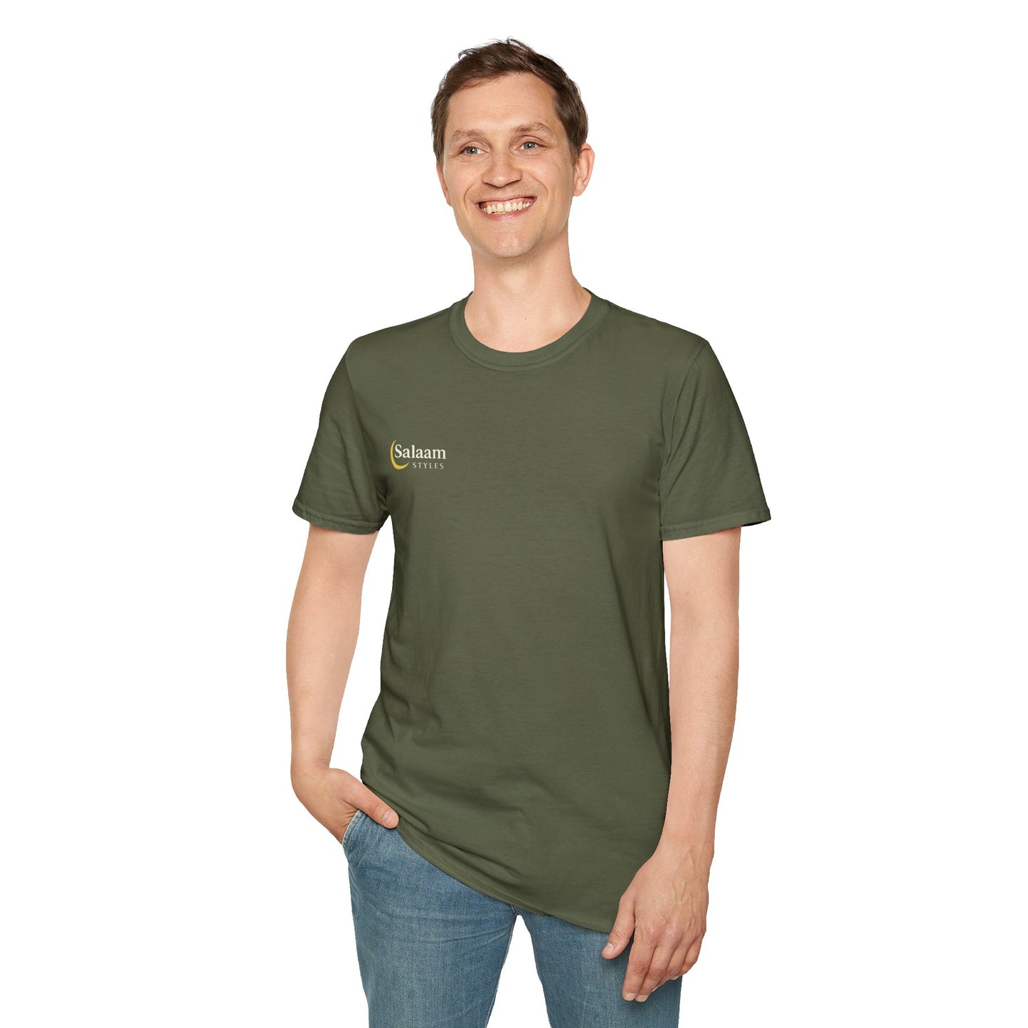 Salaam Styles | Surah Ibrahim 14:7 | Multi-Color Truth Unisex T-Shirt with Qr-code