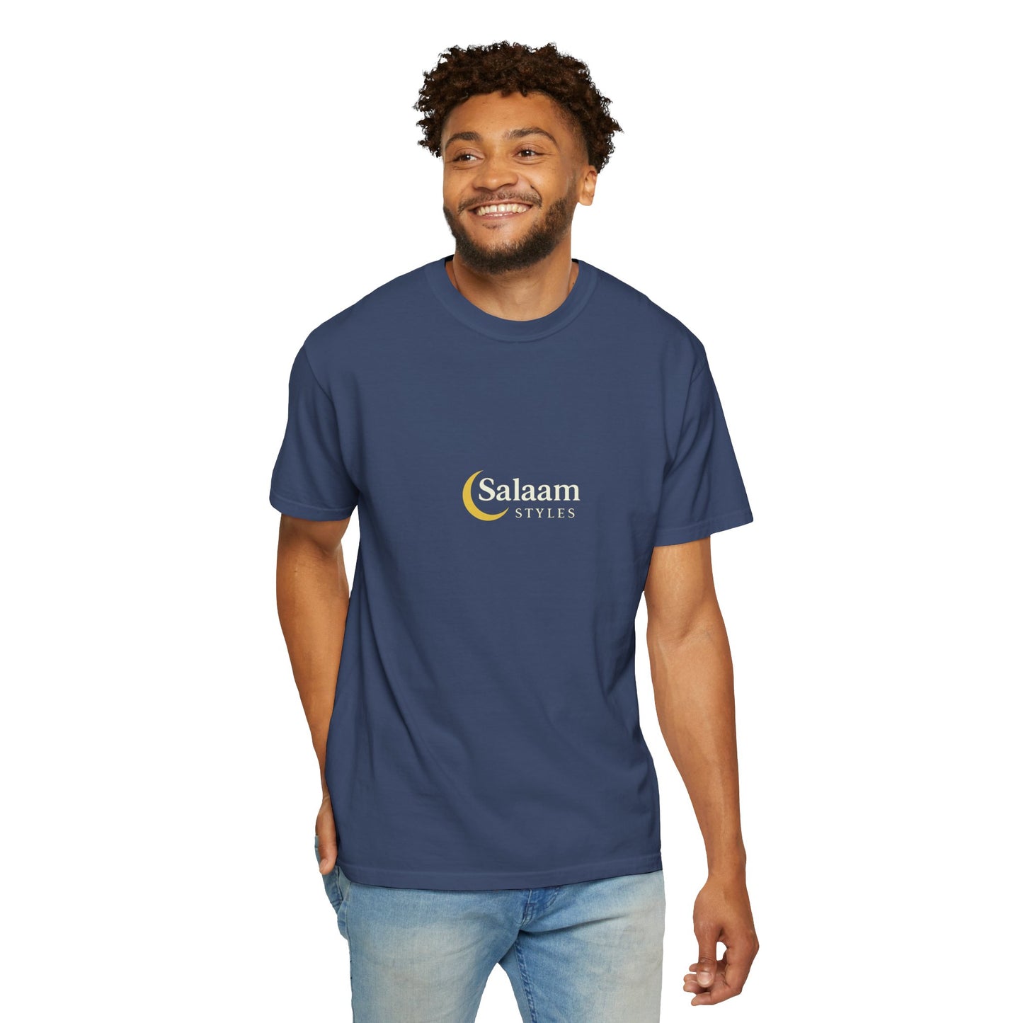 Salaam Styles | Surah Al-Baqarah 2:286 |Multiple-Colors |Unisex Garment-Dyed T-shirt with Qr-Code