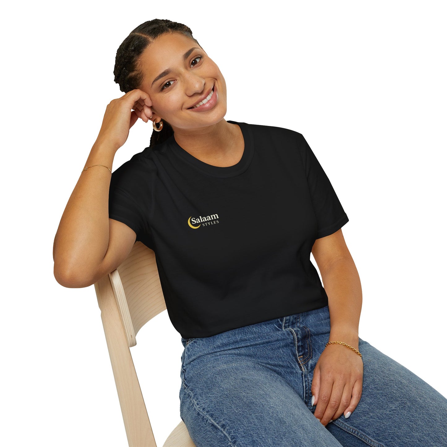 Salaam Styles | Surah Ibrahim 14:7 | Multi-Color Truth Unisex T-Shirt with Qr-code