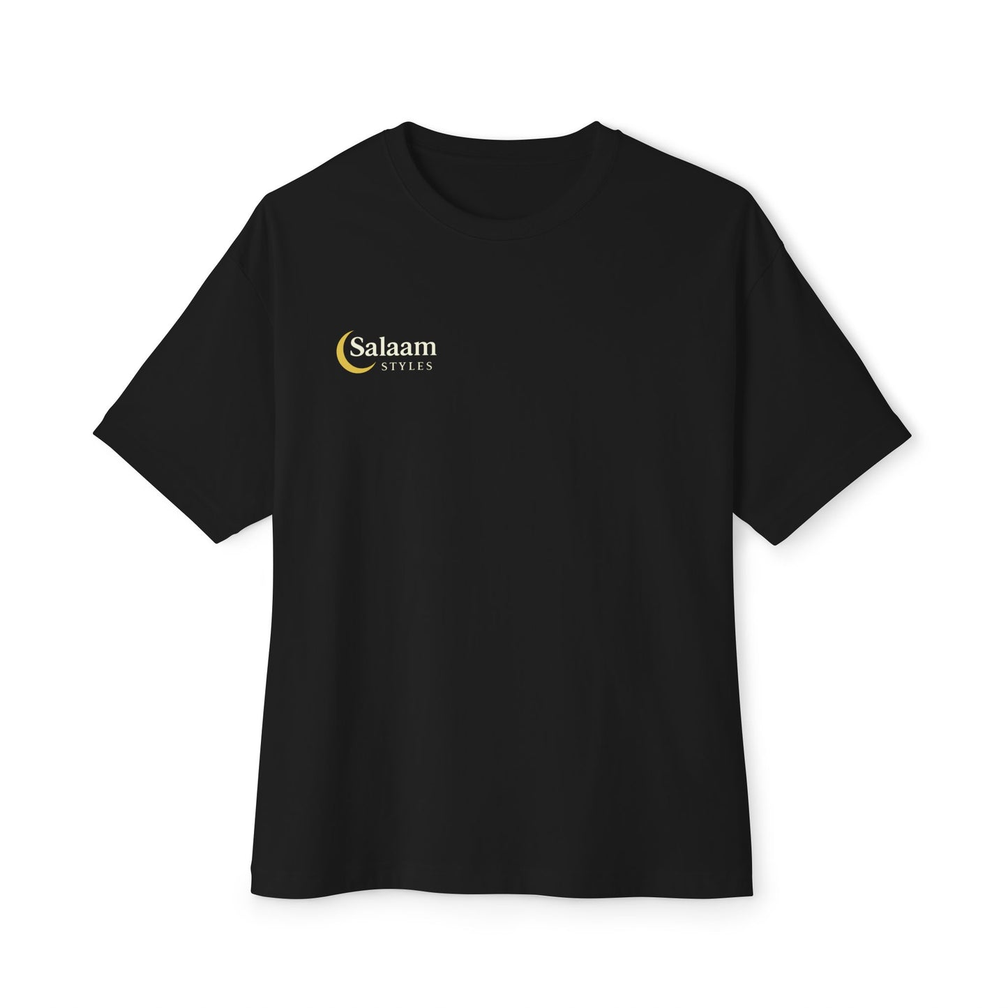 Salaam Styles | Surah An-Namal 27:72 | Multiple Colors Unisex Oversized Boxy Tee with QR Code
