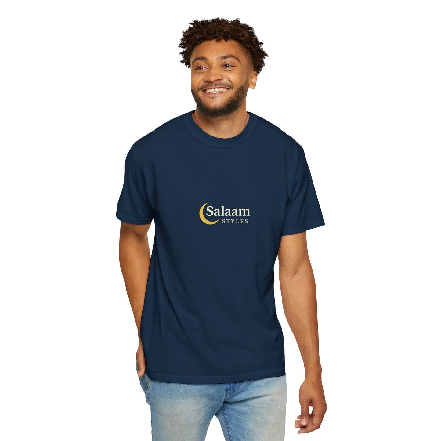 Salaam Styles | Surah Al-Baqarah 2:286 |Multiple-Colors |Unisex Garment-Dyed T-shirt with Qr-Code