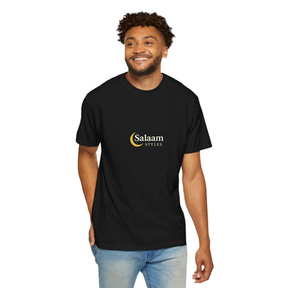 Salaam Styles | Surah Al-Baqarah 2:286 |Multiple-Colors |Unisex Garment-Dyed T-shirt with Qr-Code