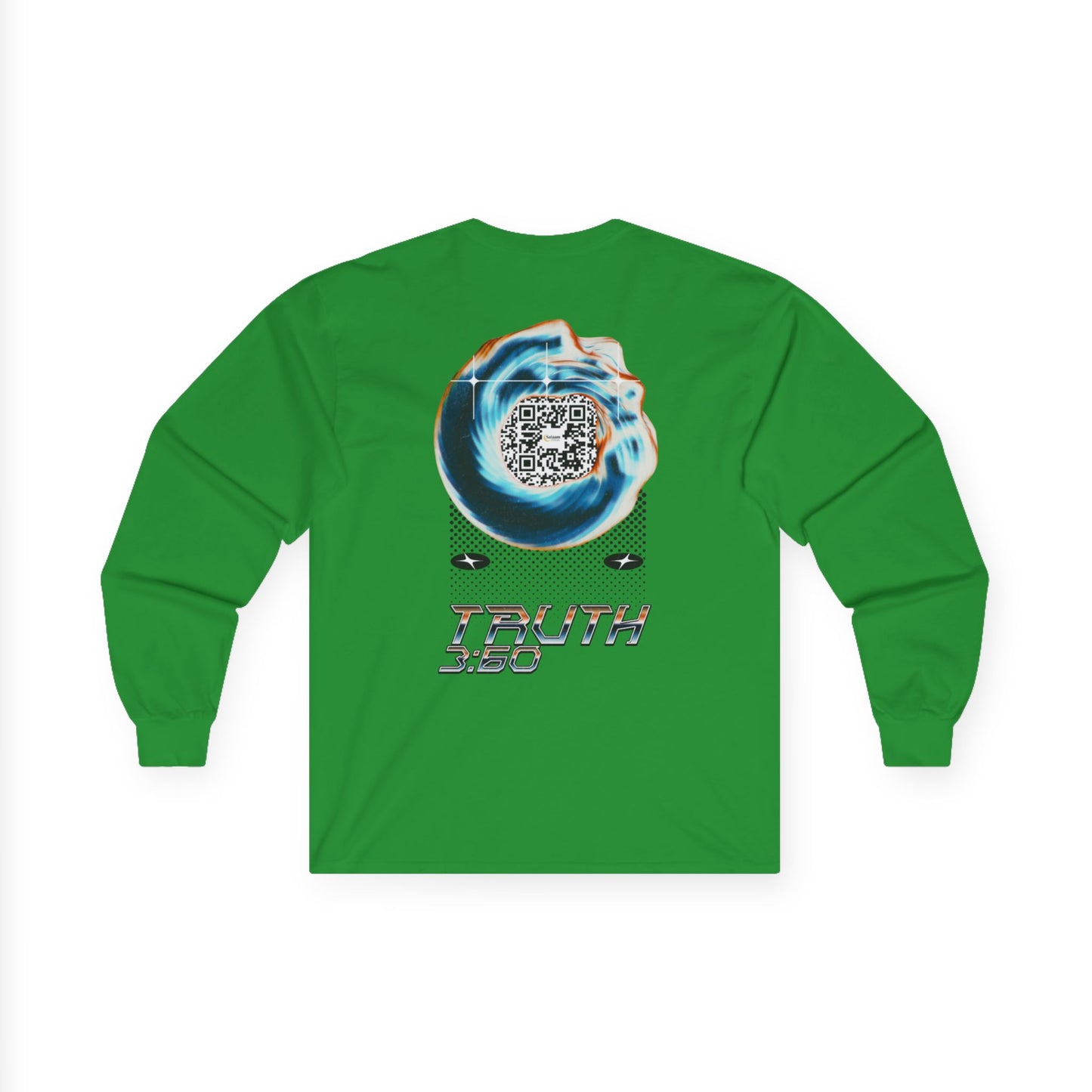 Salaam Styles | Surah Al-i-Imran 3:60 | Light Colors Unisex Long Sleeve Tee with Qr-code