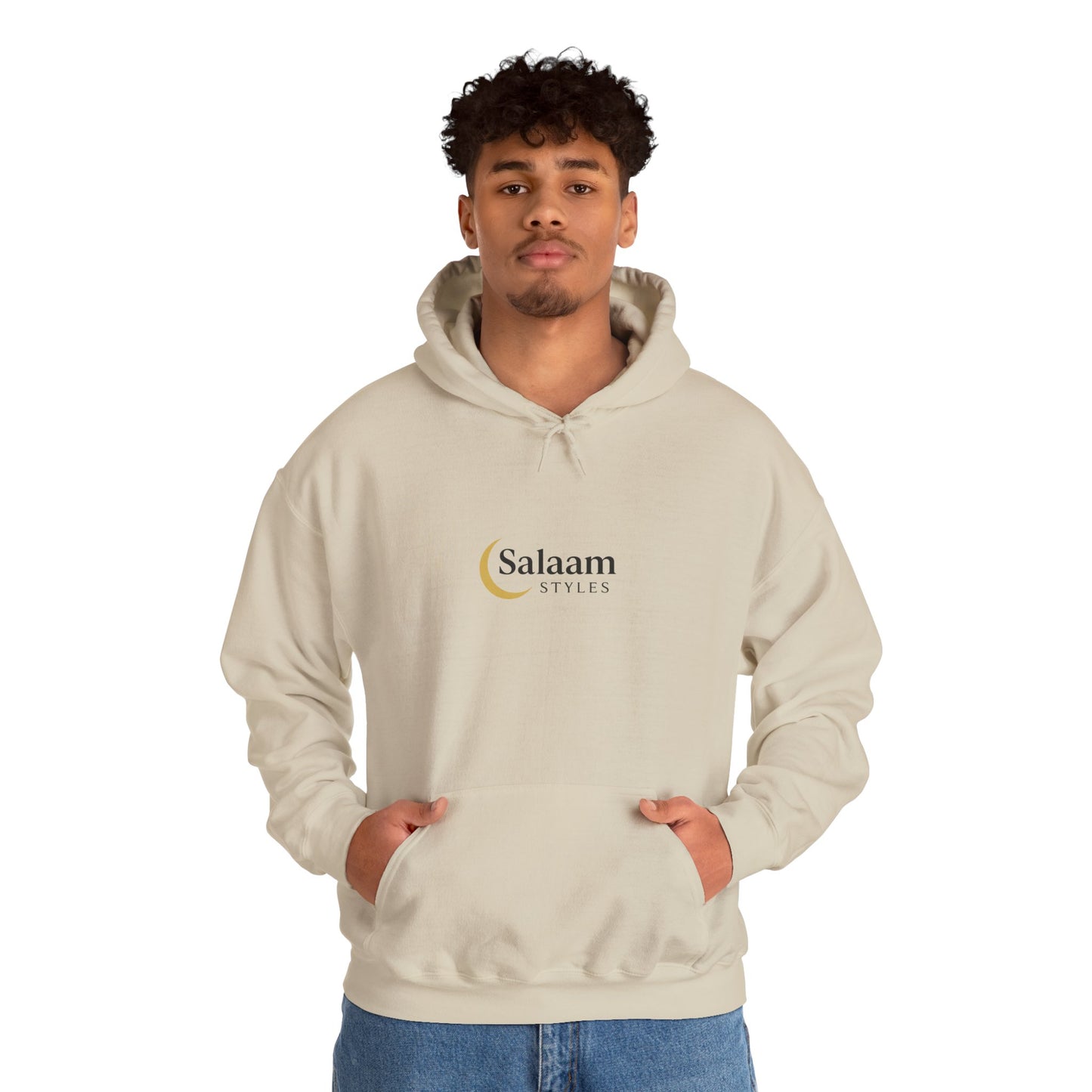 Salaam Styles | Surah An-Namal 27:72 |Multiple-Colors, Unisex Heavy Blend™ Hooded Sweatshirt with Qr-Code