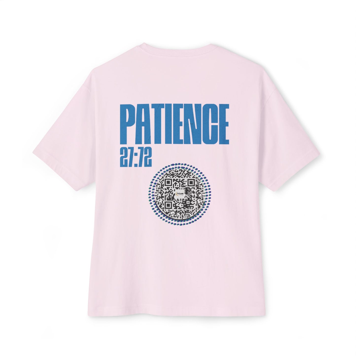 Salaam Styles | Surah An-Namal 27:72 | Multiple Colors Unisex Oversized Boxy Tee with QR Code