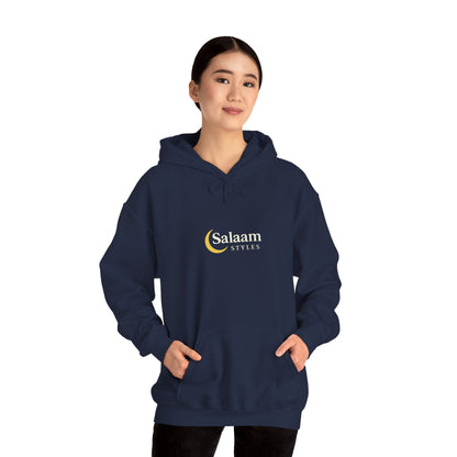 Salaam Styles | Surah An-Namal 27:72 |Multiple-Colors, Unisex Heavy Blend™ Hooded Sweatshirt with Qr-Code