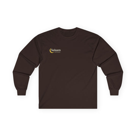 Salaam Styles | Surah Al-i-Imran 3:60 | Dark Colors Unisex Long Sleeve Tee with Qr-code