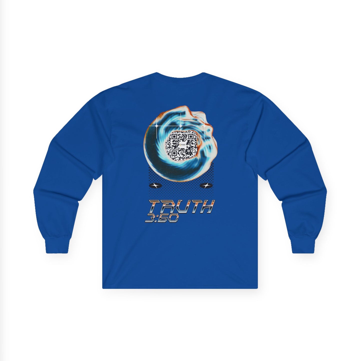 Salaam Styles | Surah Al-i-Imran 3:60 | Light Colors Unisex Long Sleeve Tee with Qr-code