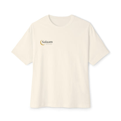 Salaam Styles | Surah An-Namal 27:72 | Multiple Colors Unisex Oversized Boxy Tee with QR Code